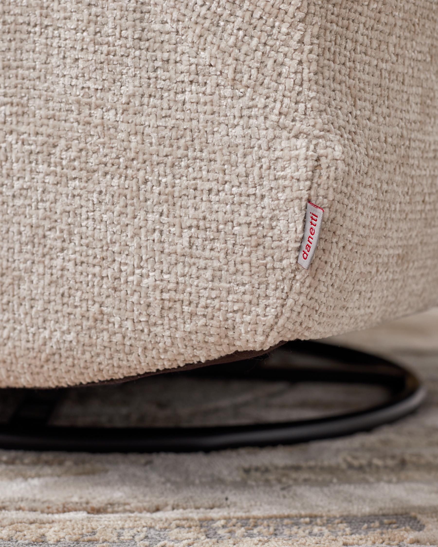 Jayla Natural Chunky Weave Rocking Swivel Recliner