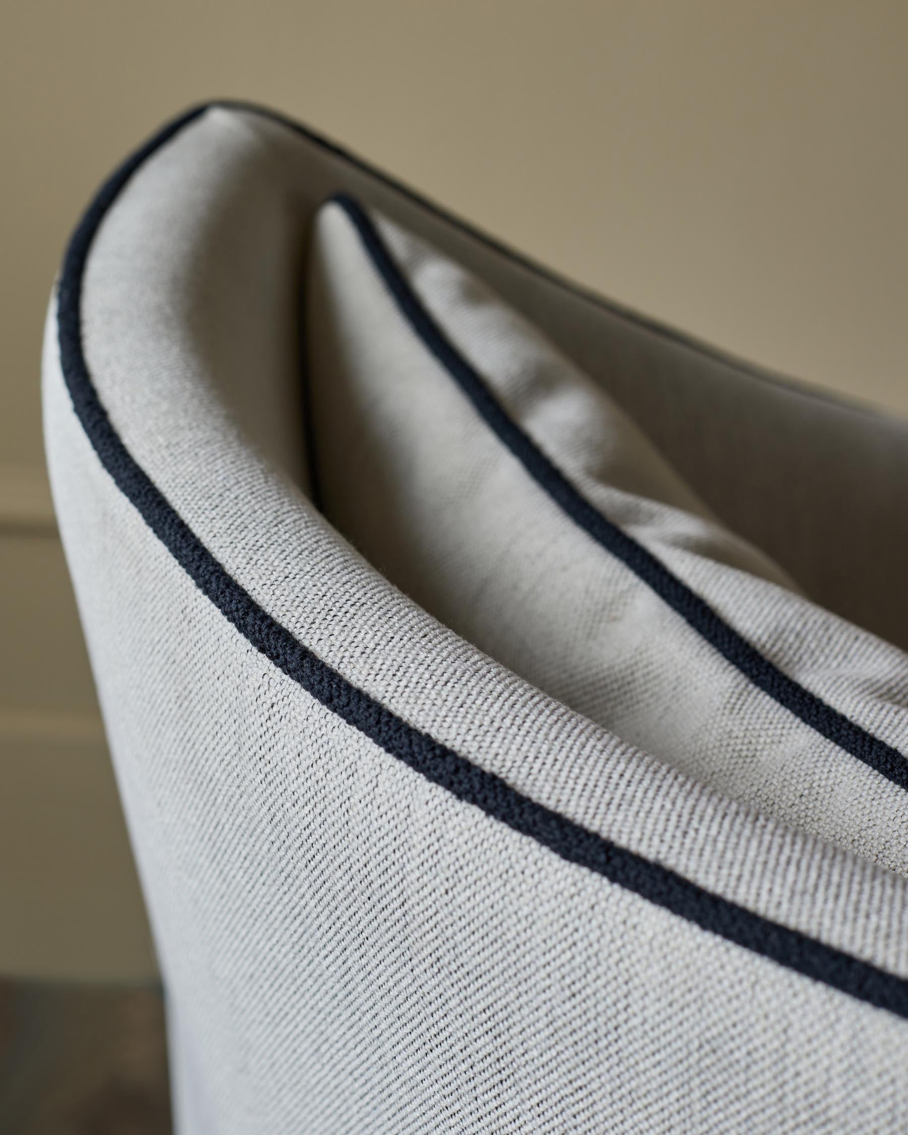 Julep ivory dual tone fabric dining chair