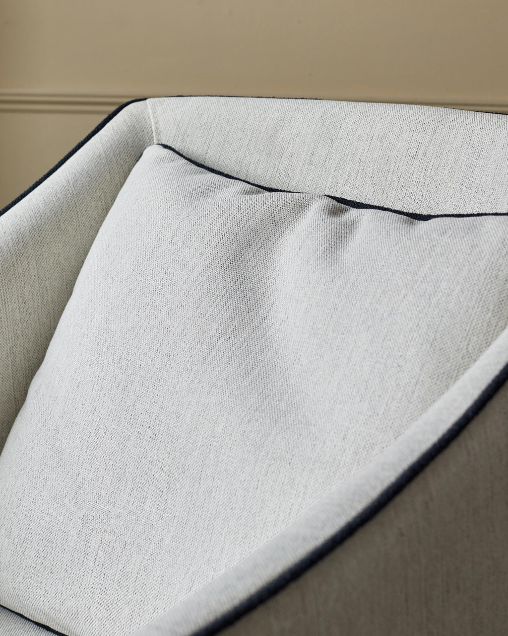 Julep ivory dual tone fabric dining chair