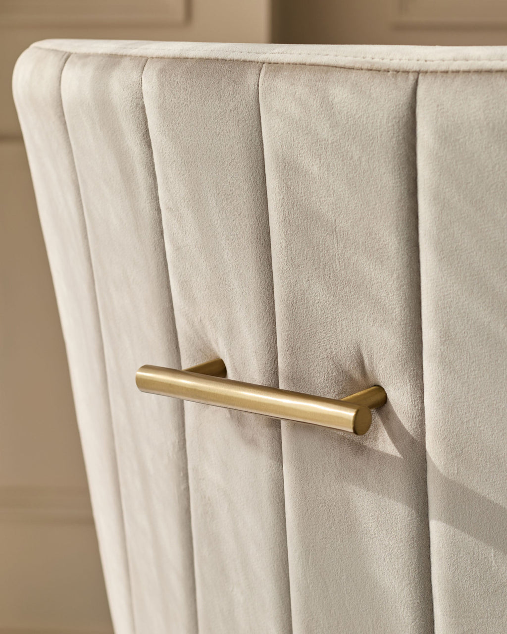 Juliana Champagne Velvet With Brushed Brass Dining Chair