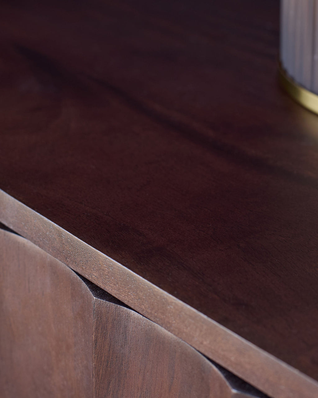 Juniper dark wood bedside table