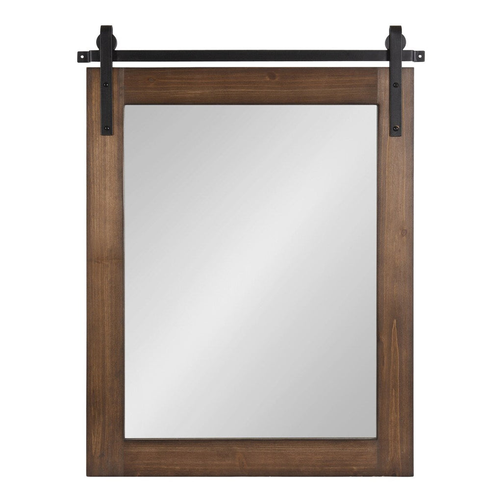 Kate and Laurel Cates Rustic Rectangular Wall Mirror