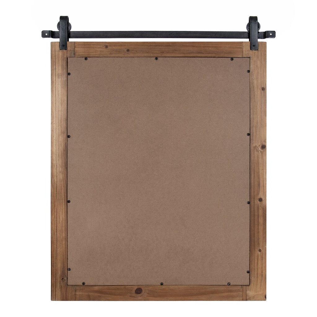 Kate and Laurel Cates Rustic Rectangular Wall Mirror