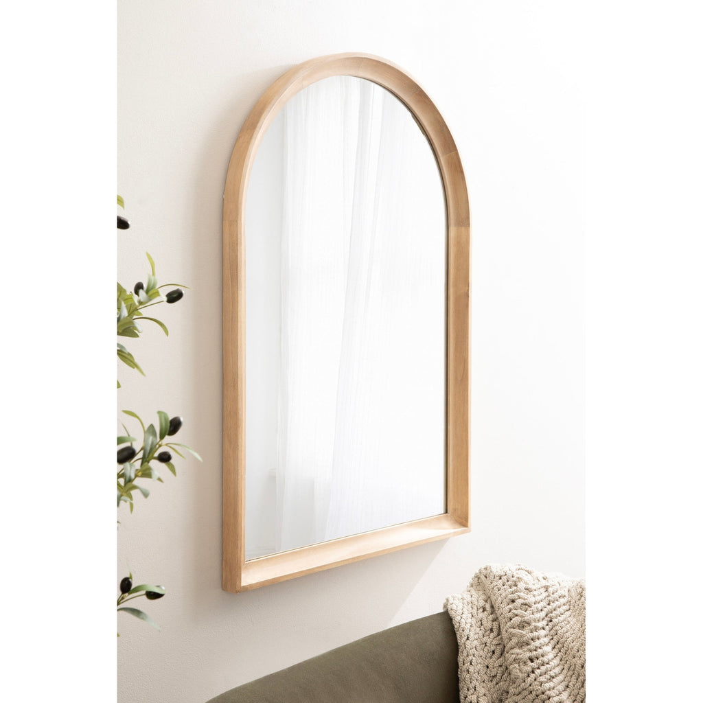 Kate and Laurel Hatherleigh Arch Wood Wall Mirror