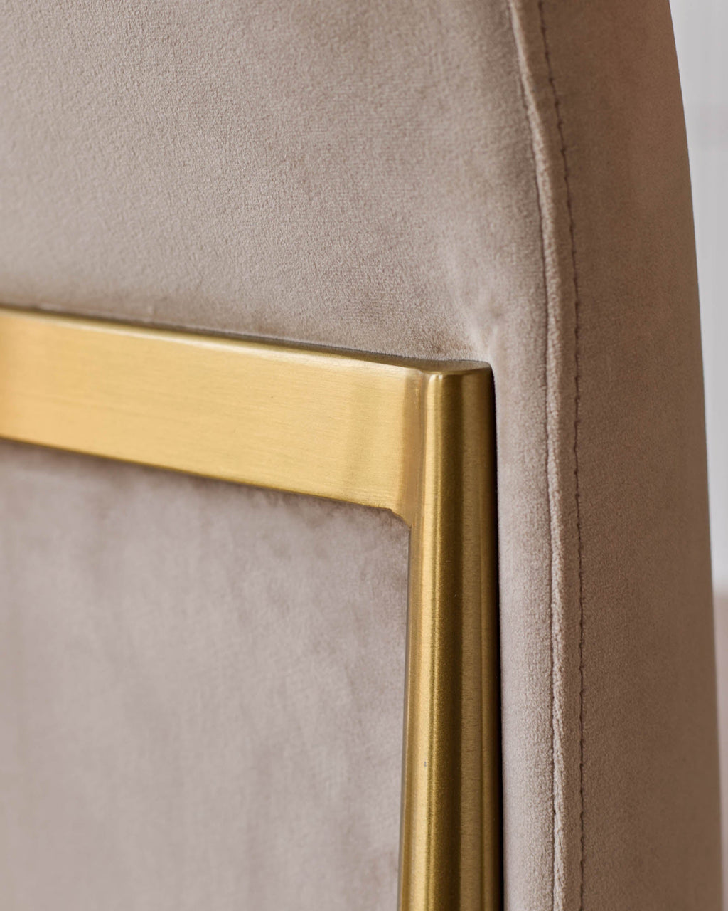 Keira Champagne Velvet Dining Chair