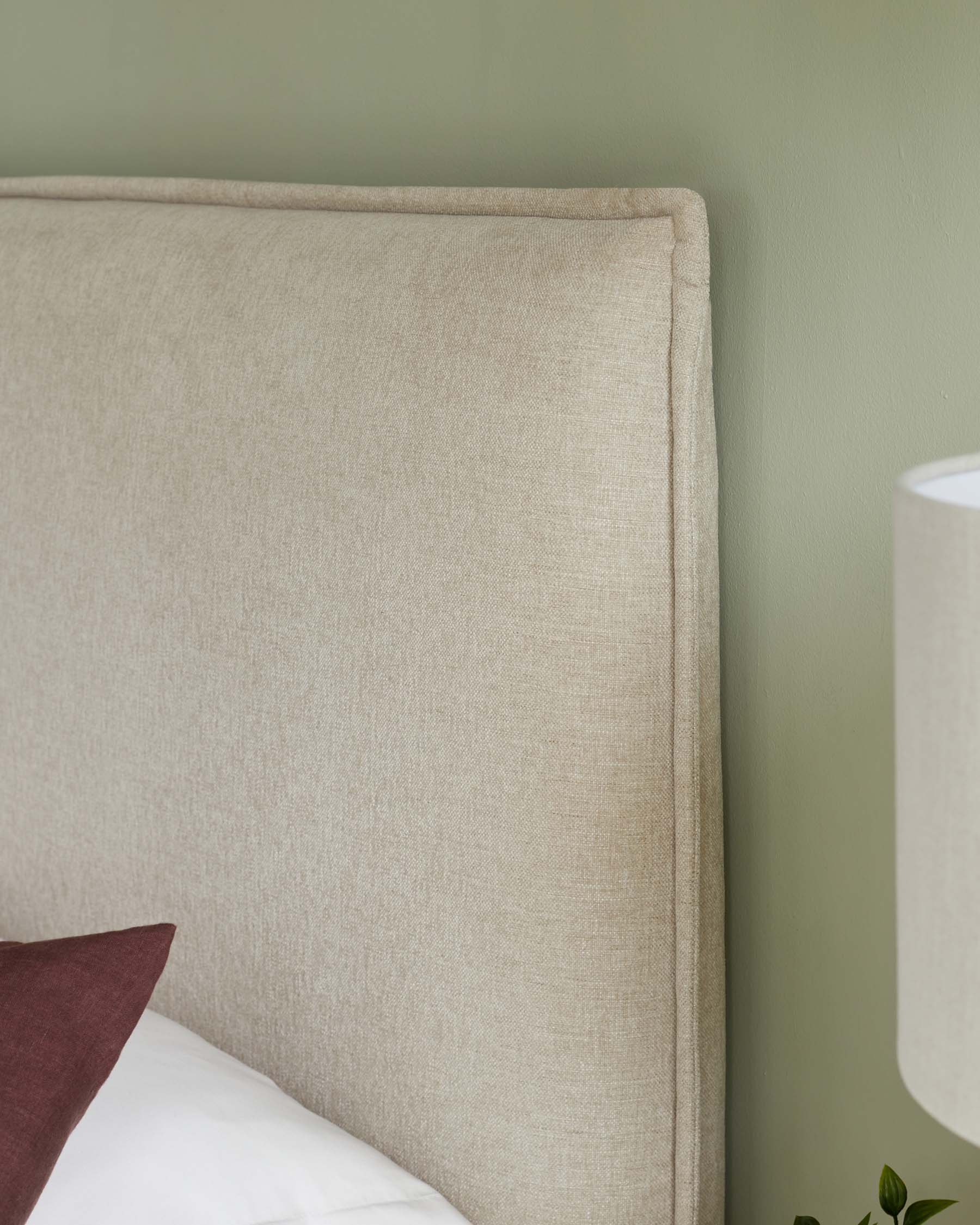 Kinsley Natural Chenille King Size Ottoman Storage Bed