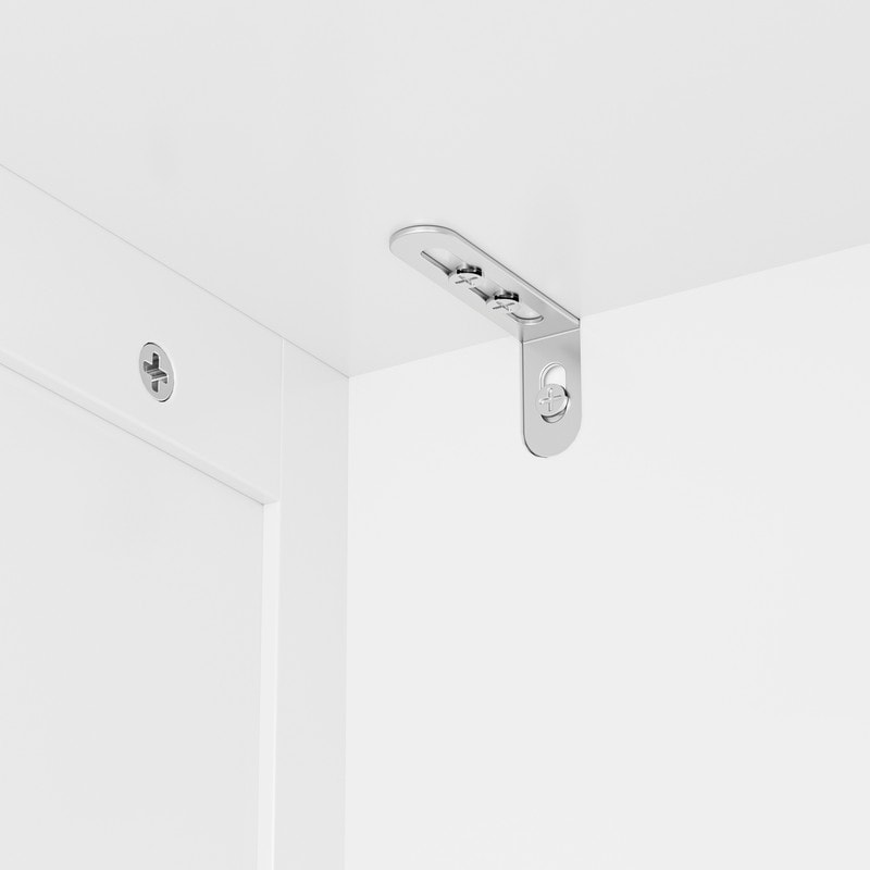 Kitchen Storage Pantry Cabinet, Freestanding Bathroom Storage Cabinet with 2 Doors and Drawers