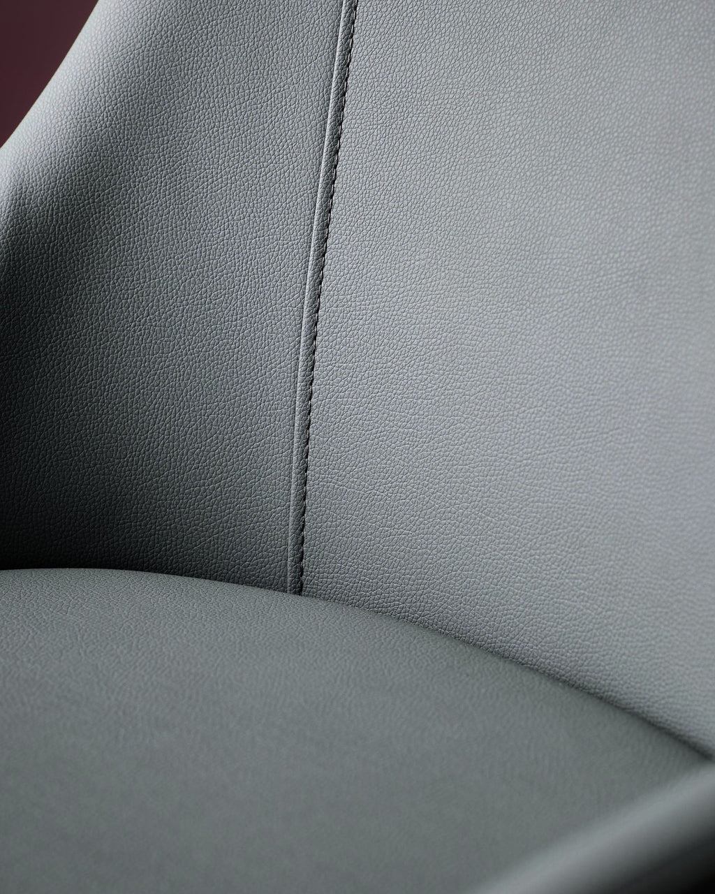 Kyro Dark Grey Faux Leather Dining Chair