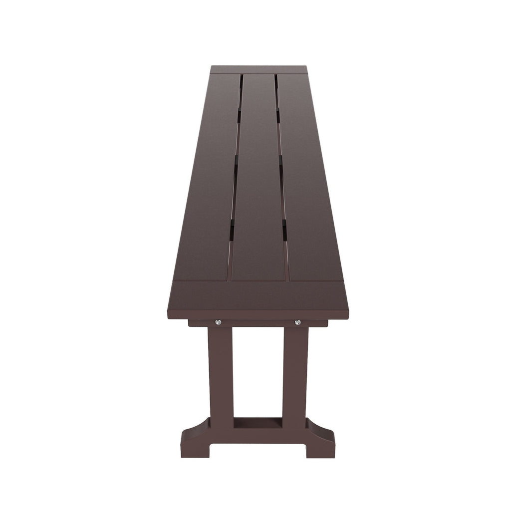 Polytrends Laguna Hdpe All Weather Outdoor Patio 65 Bench