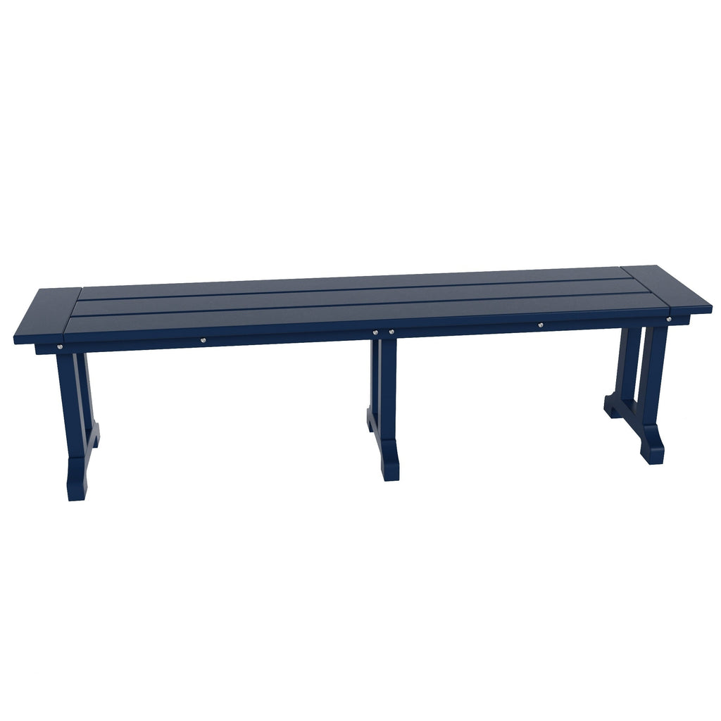 Polytrends Laguna Hdpe All Weather Outdoor Patio 65 Bench