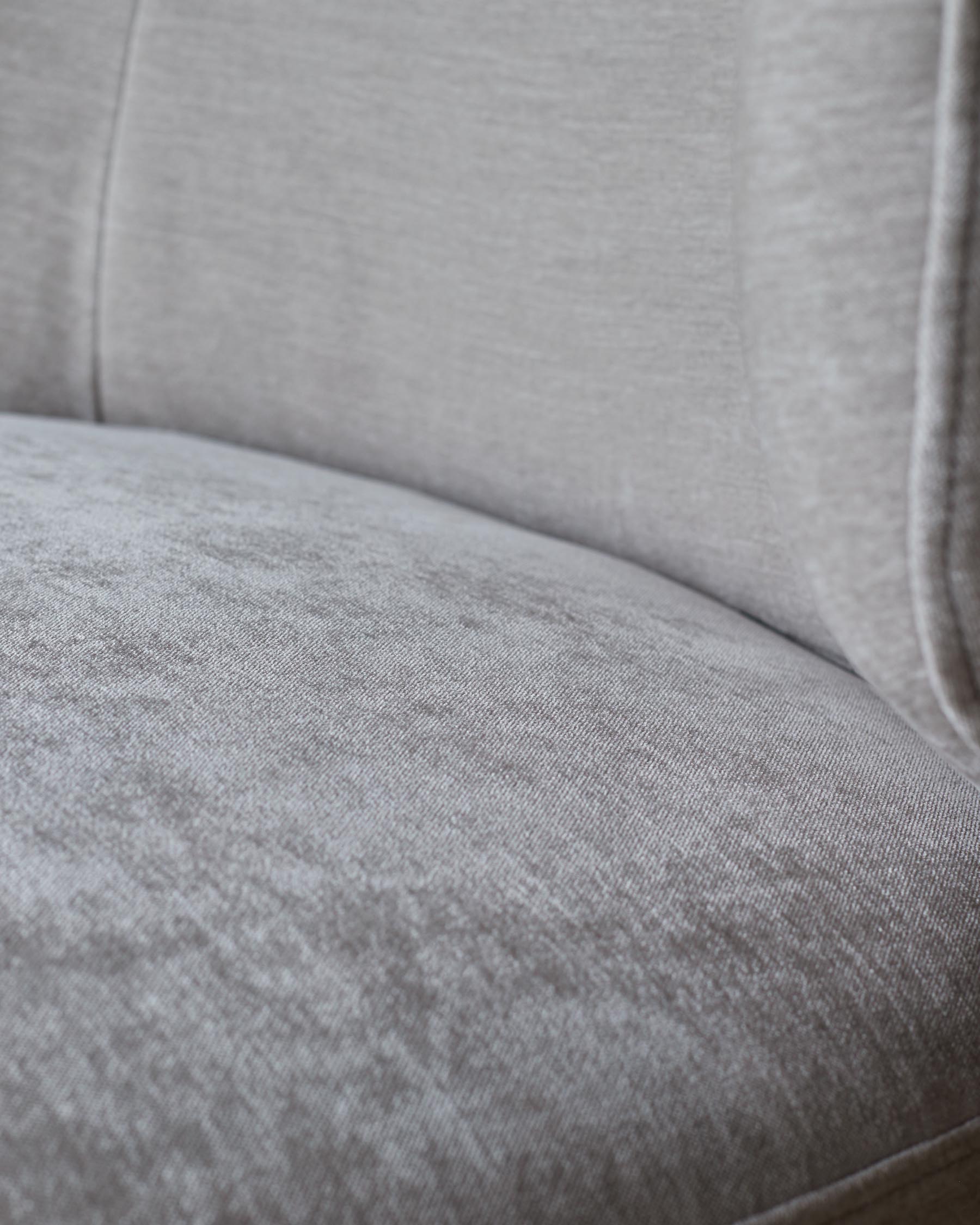 Landon light grey fabric swivel accent chair