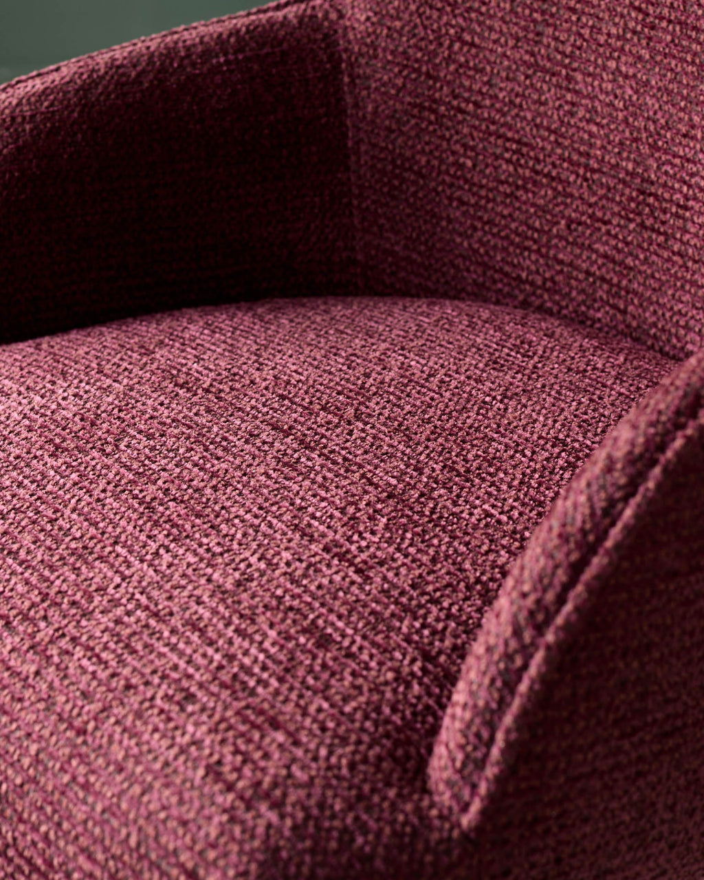 Lani berry red chunky fabric bar stool