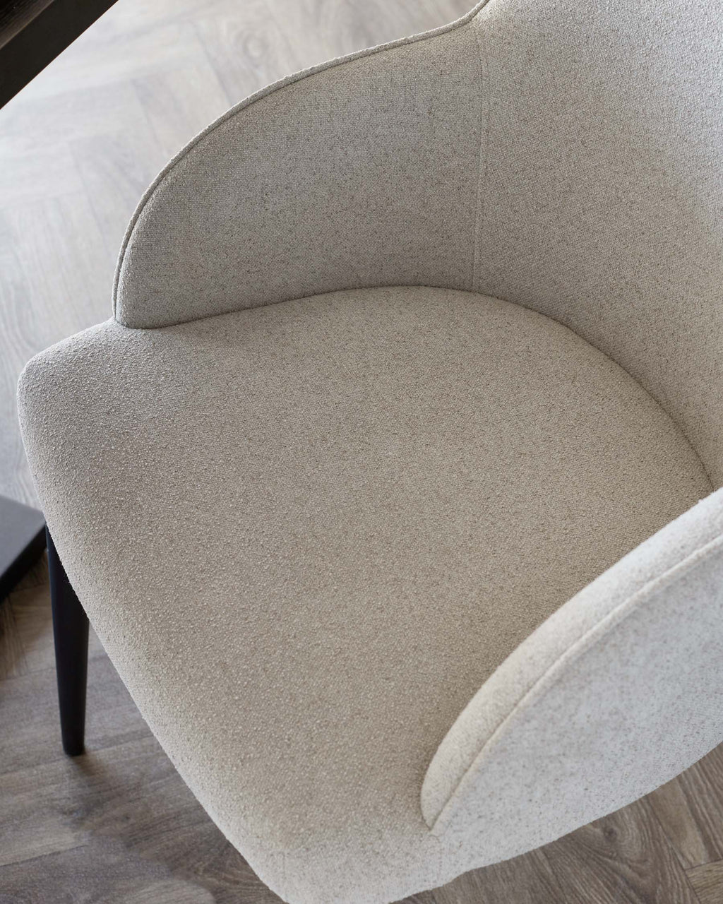 Lani Light Grey Boucle Dining Chair
