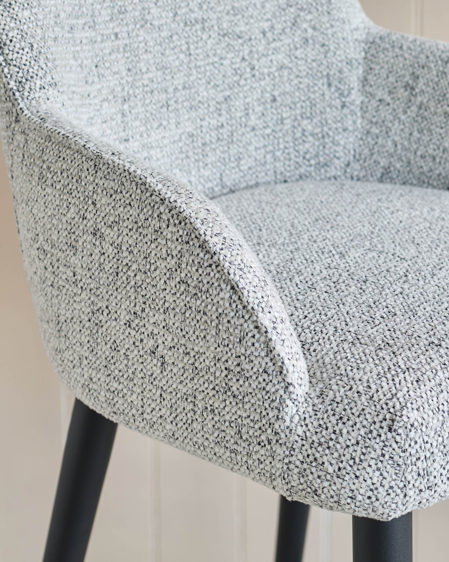 Lani grey fabric bar stool