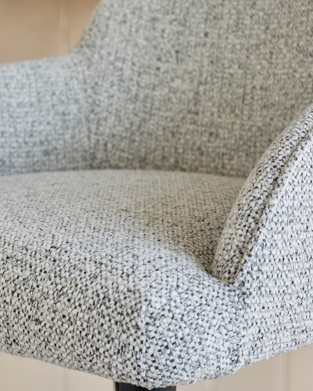 Lani grey fabric bar stool