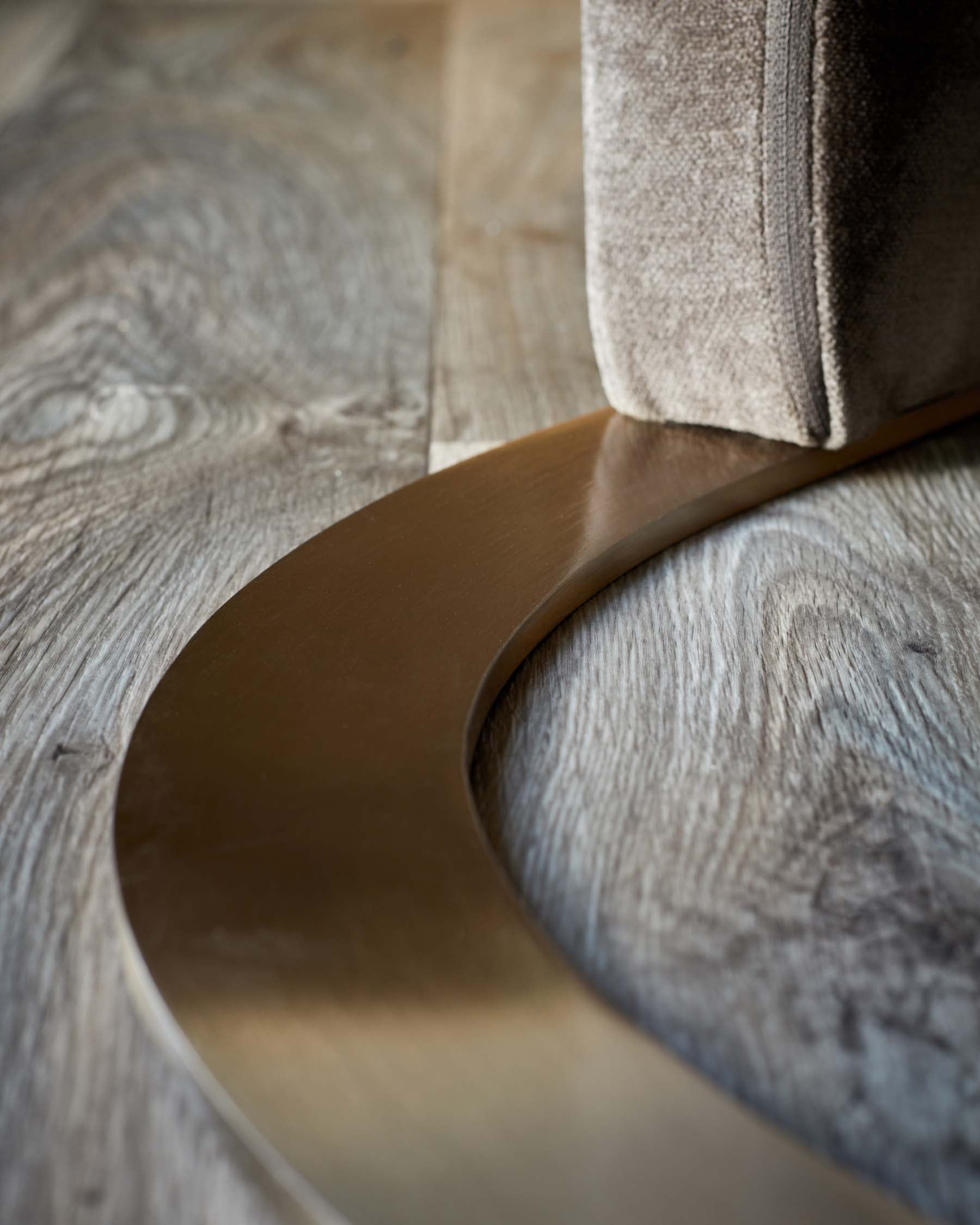 Leighton mocha chenille dining chair