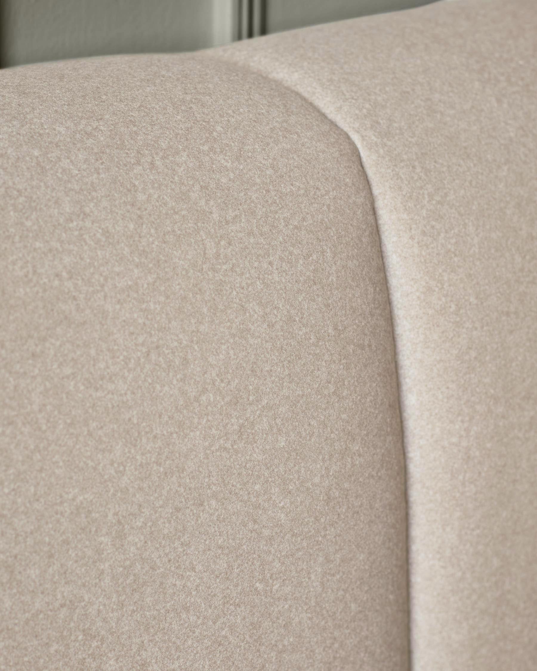 Lillian cream fabric king size ottoman storage bed