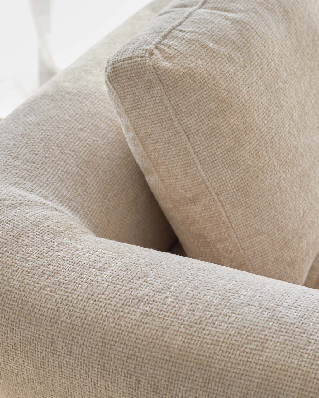 Lillian natural weave 3 seater sofa