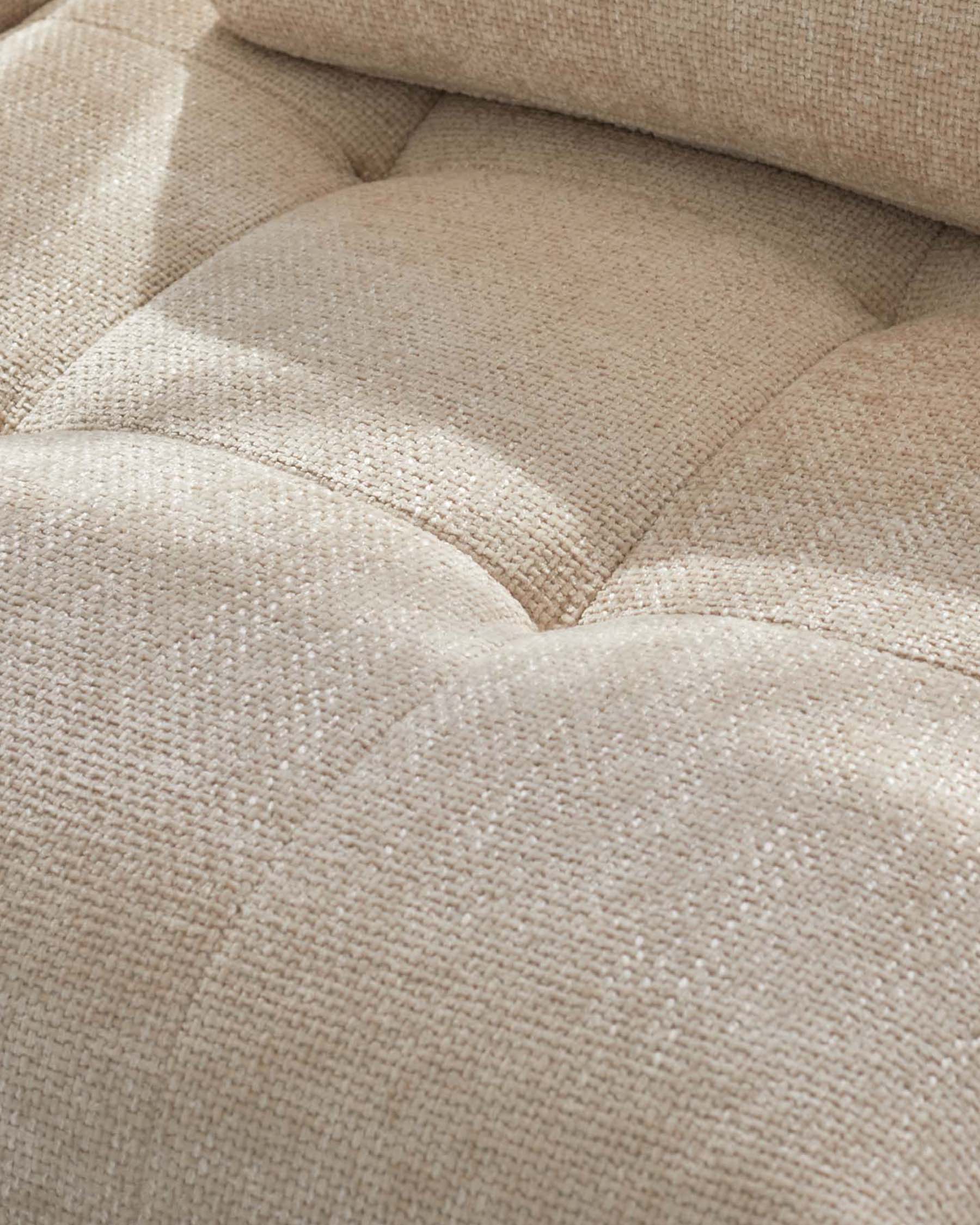 Lillian natural weave single sofa module