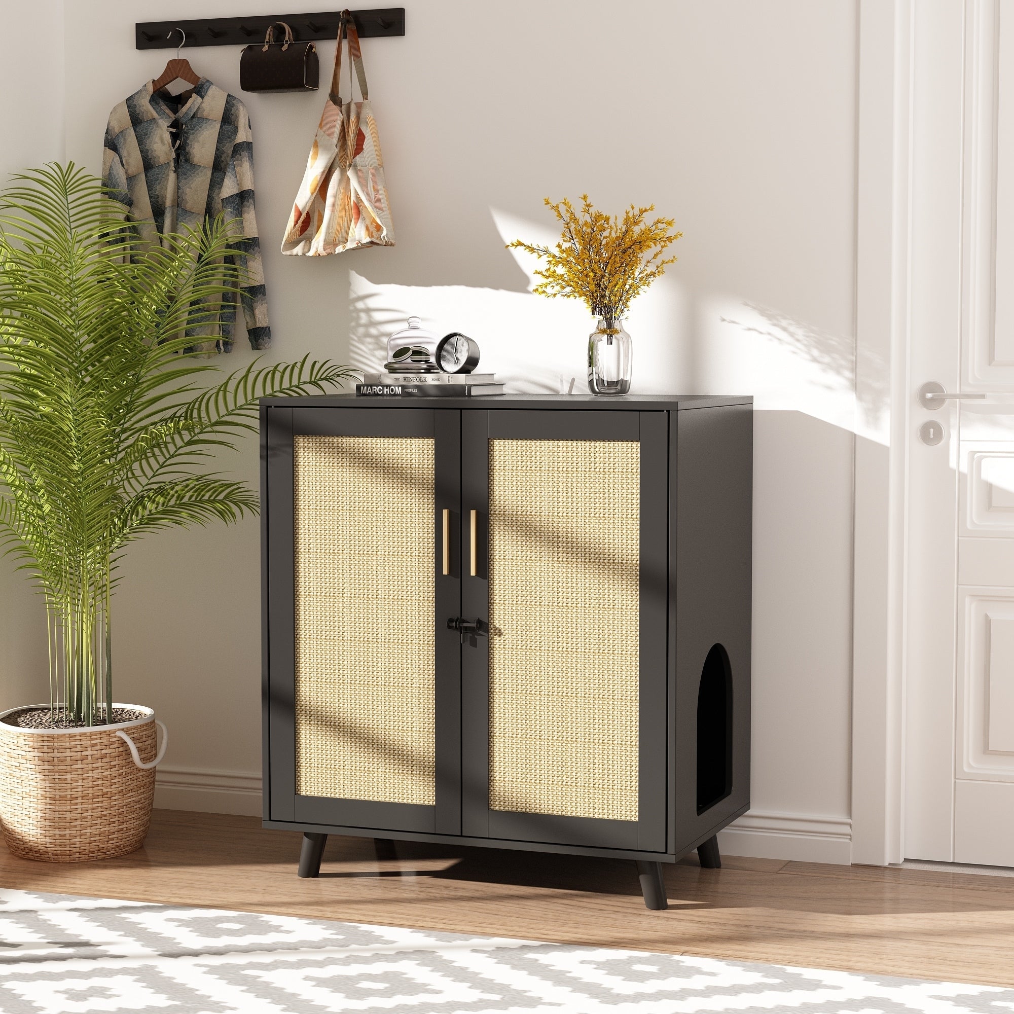 Litter Box Enclosure Cat Litter Box Furniture End Table Sofa Tbale