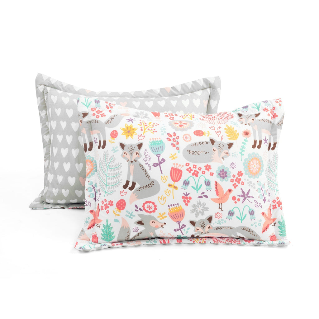 Lush Decor Pixie Fox With Sheet Set Kids Back To Campus Comforter