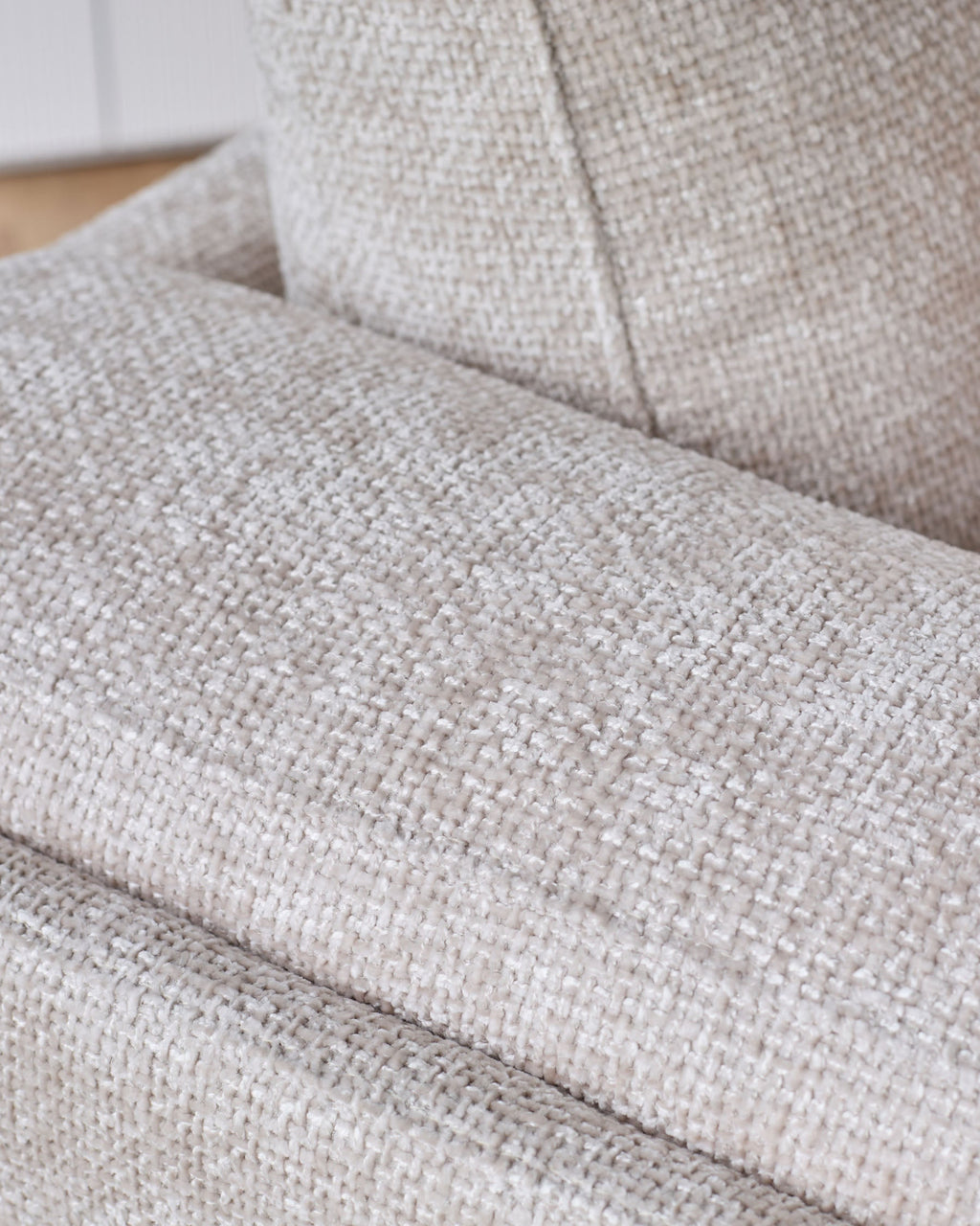 Lynetta natural weave small corner sofa