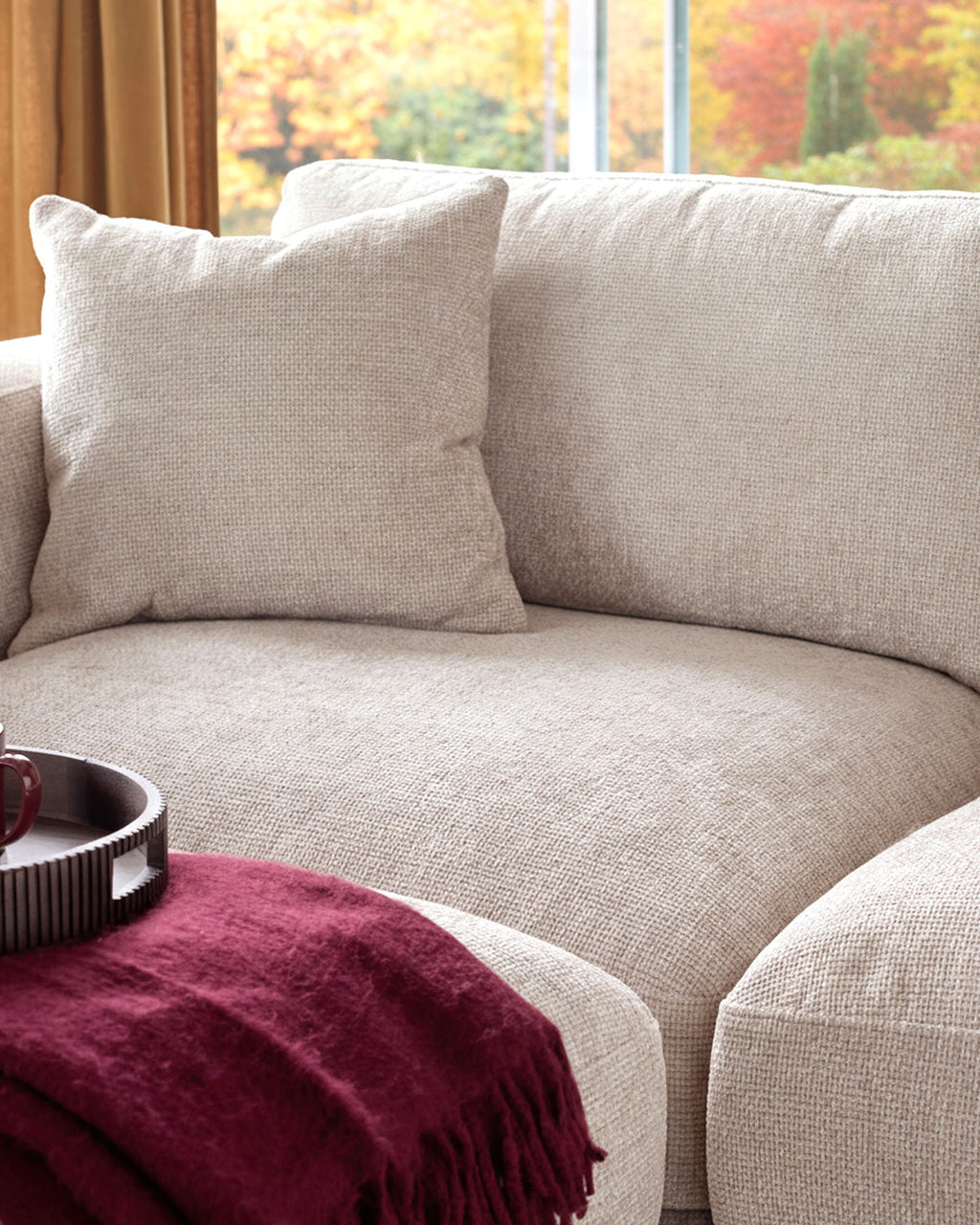 Lynetta natural weave single sofa module