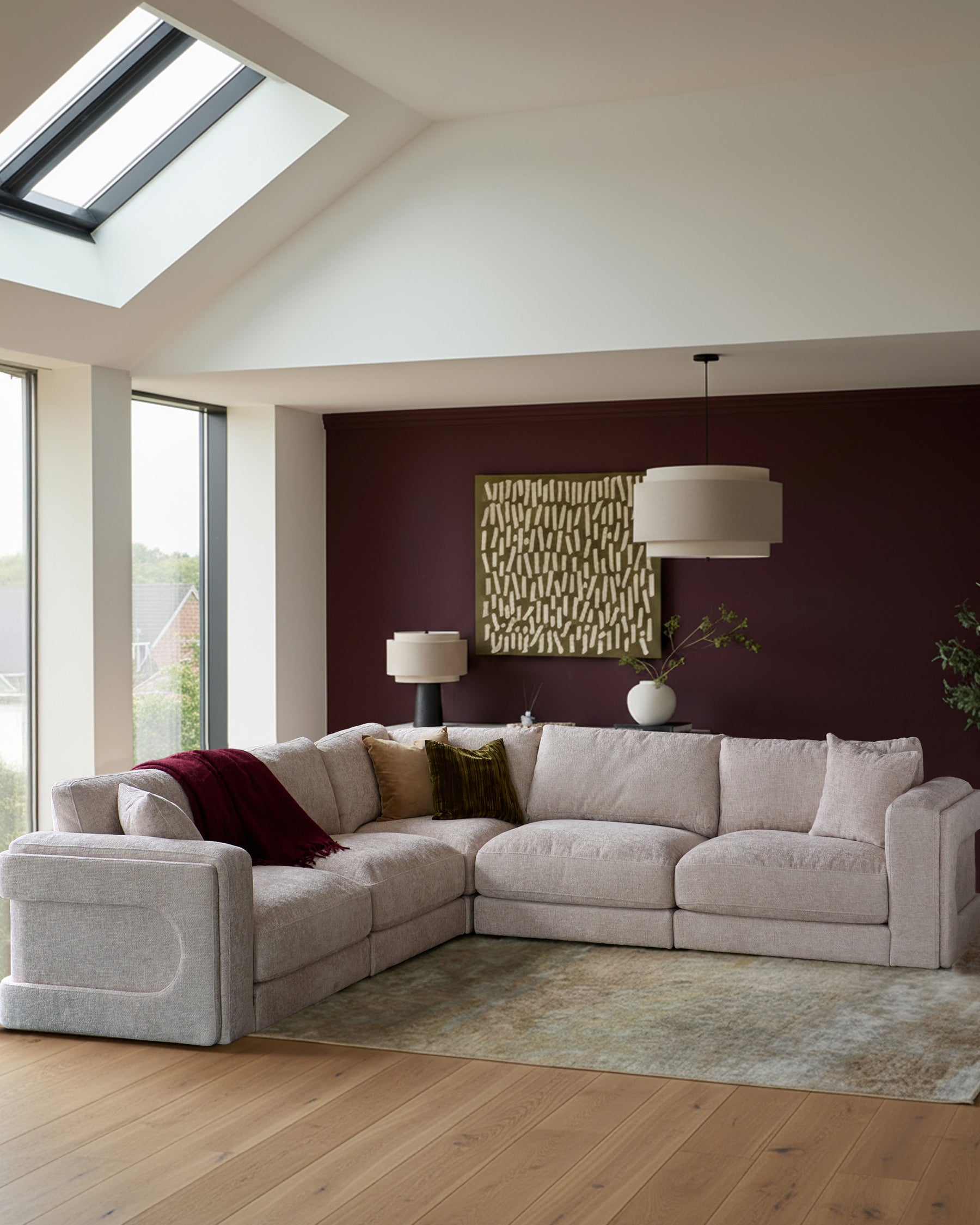 Lynetta natural weave single sofa module