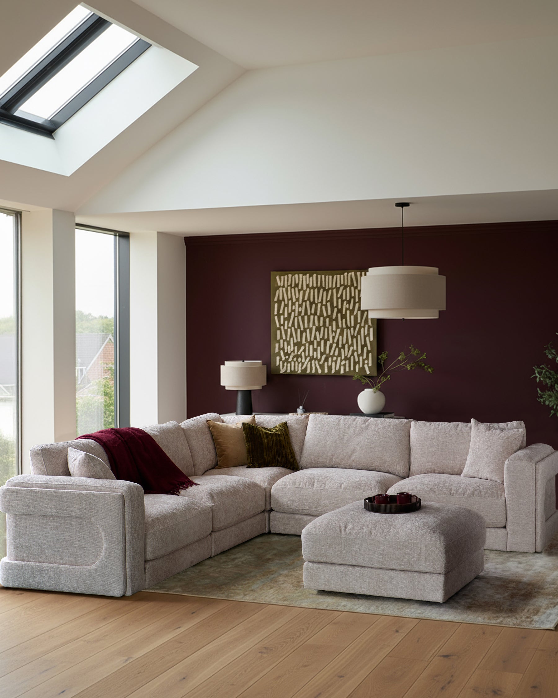 Lynetta natural weave single sofa module