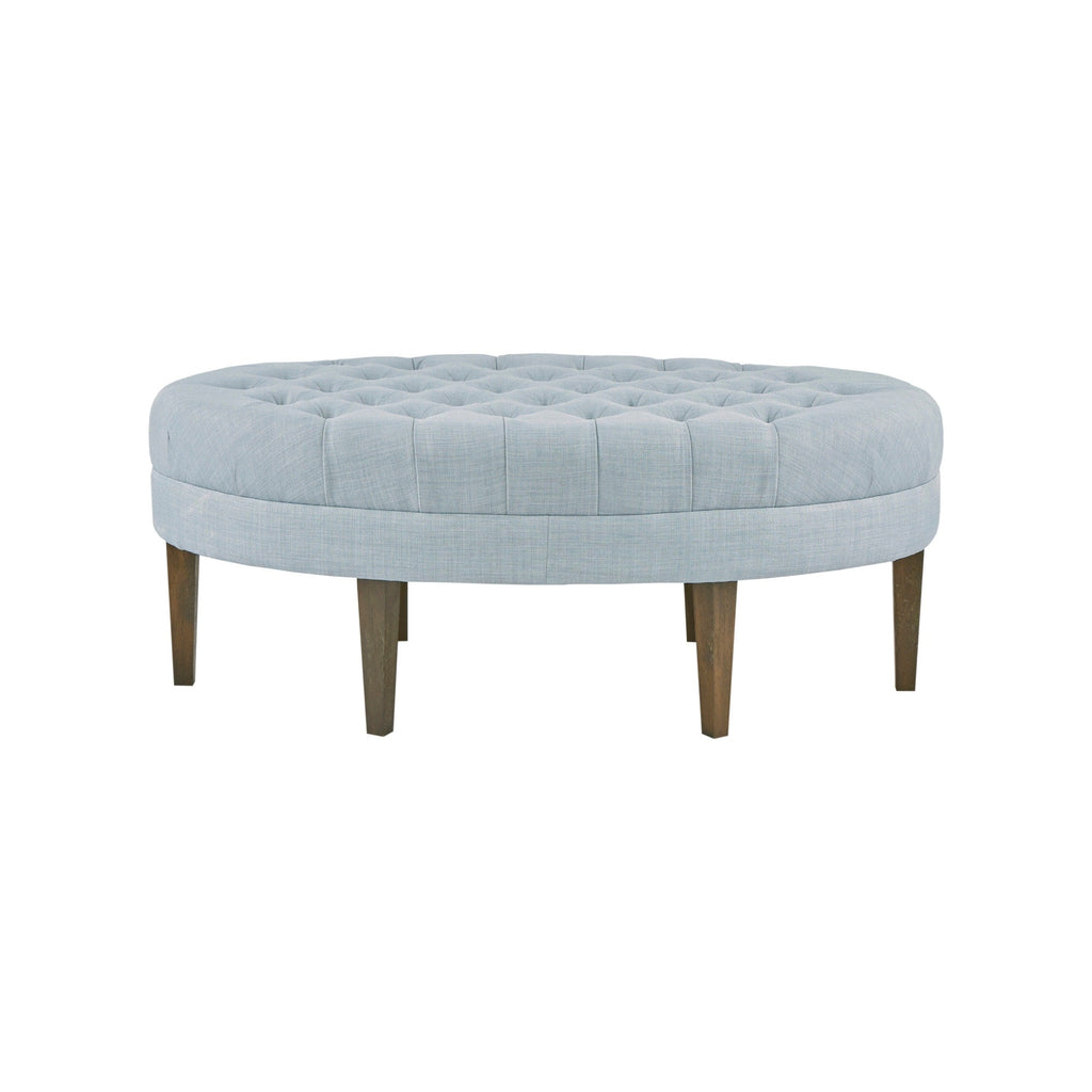Madision Park Chase Surfboard Tufted Upholstered Ottoman with Solid Wood