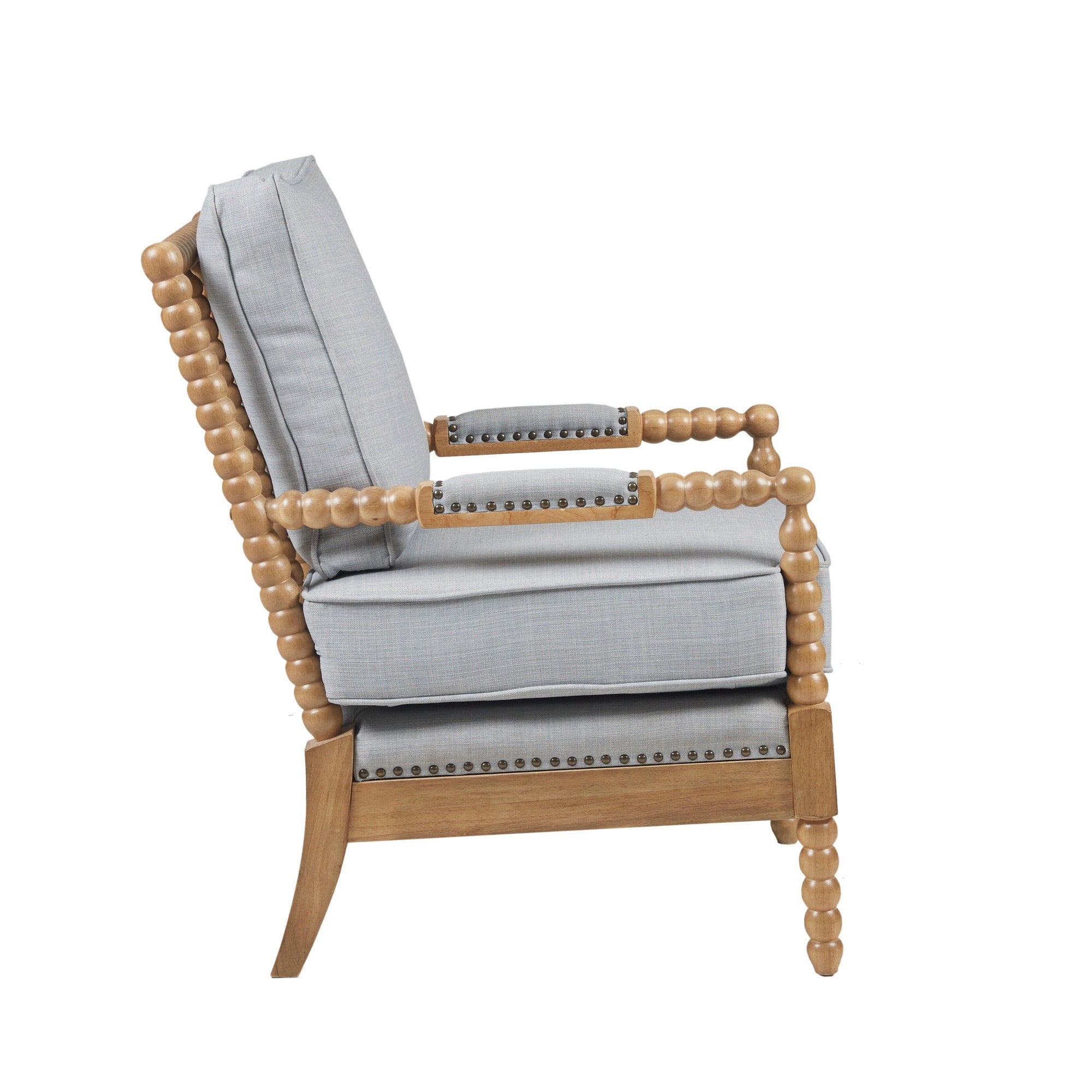 Madison Park Donohue Turned Wood Frame Armchair