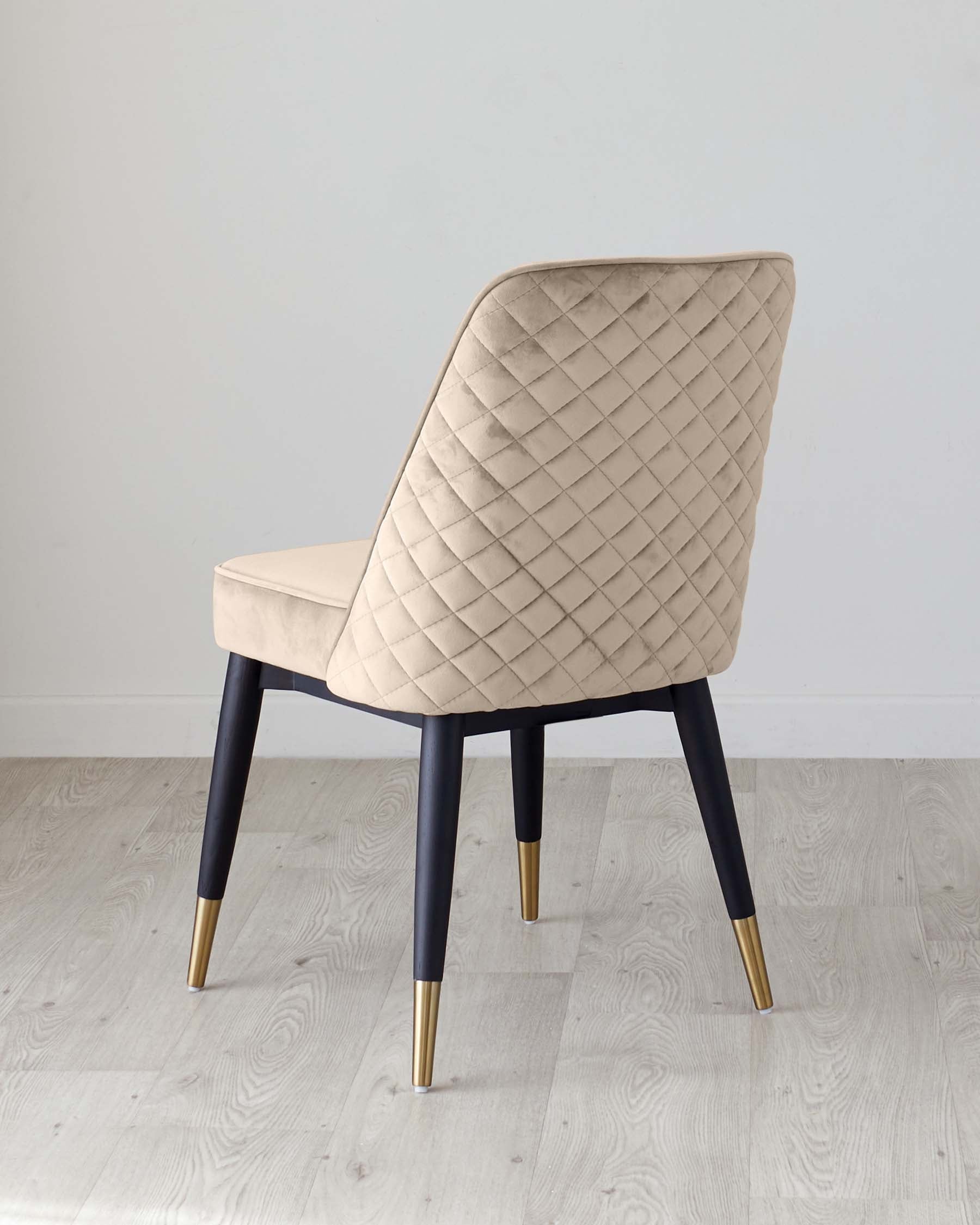 Mae Champagne Velvet Dining Chair