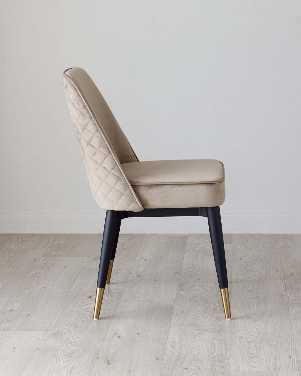 Mae Champagne Velvet Dining Chair