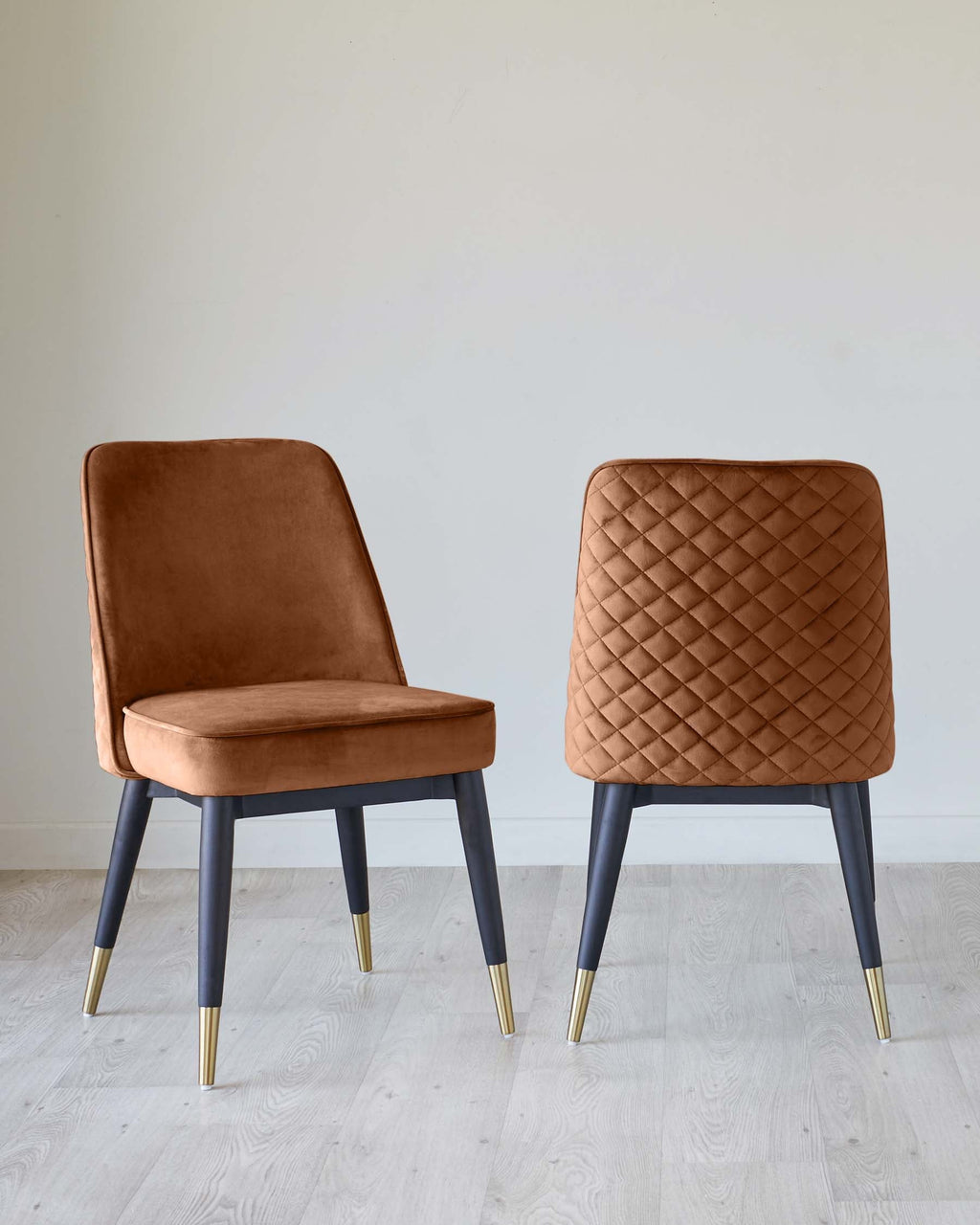 Mae Rust Velvet Dining Chair