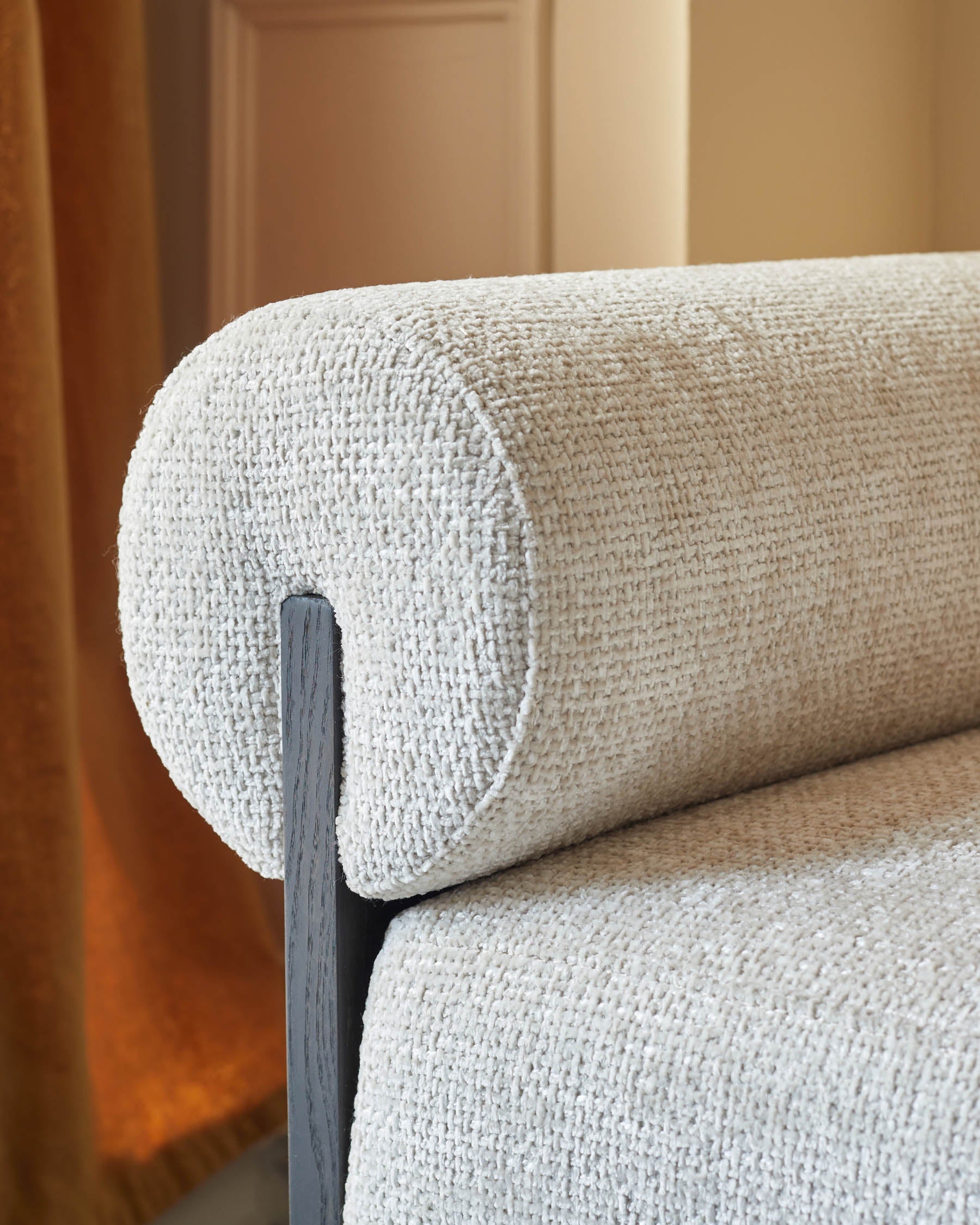 Maeve natural fabric day bed bench