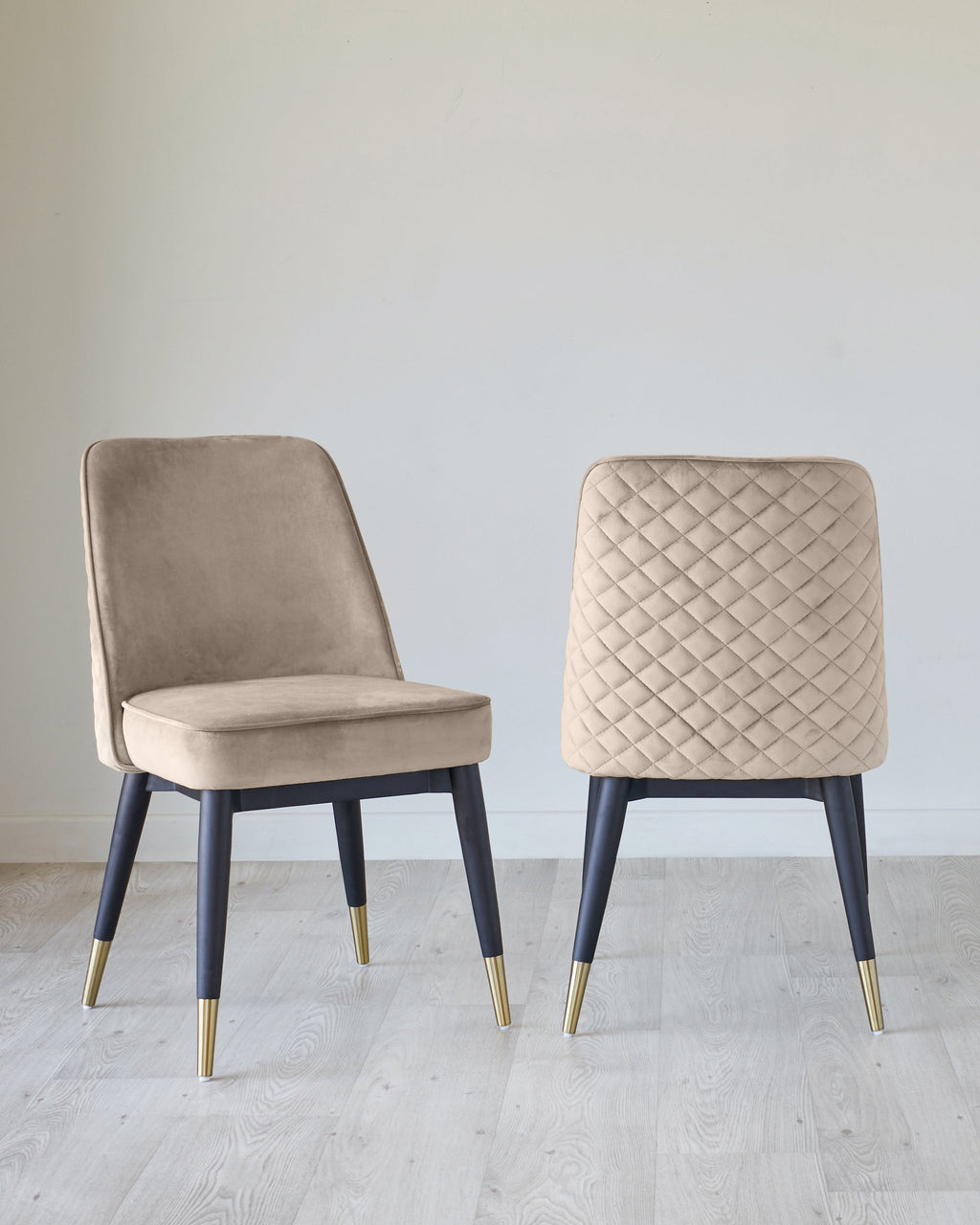Mae Champagne Velvet Dining Chair