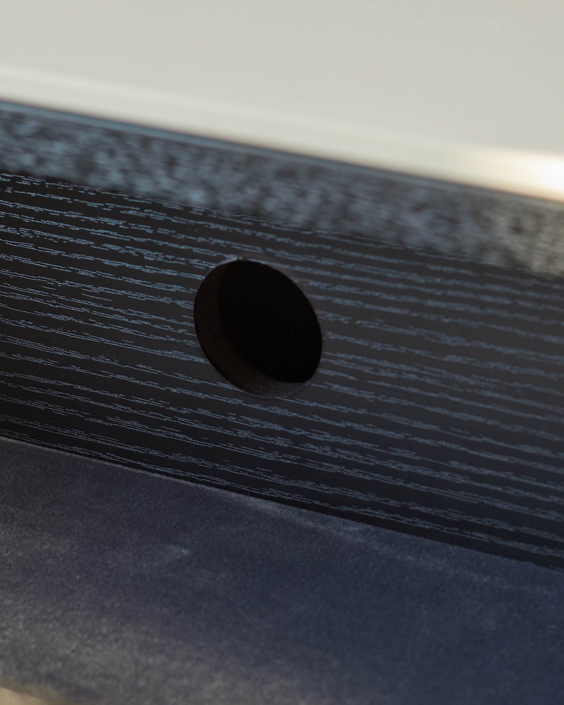 Manhattan white ceramic 2 drawer bedside table