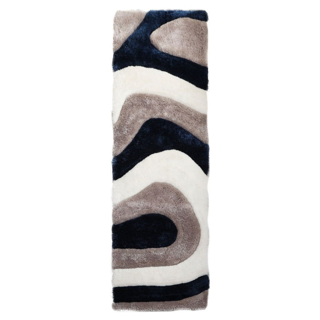 Mateos Shag Abstract Designed Area Rug