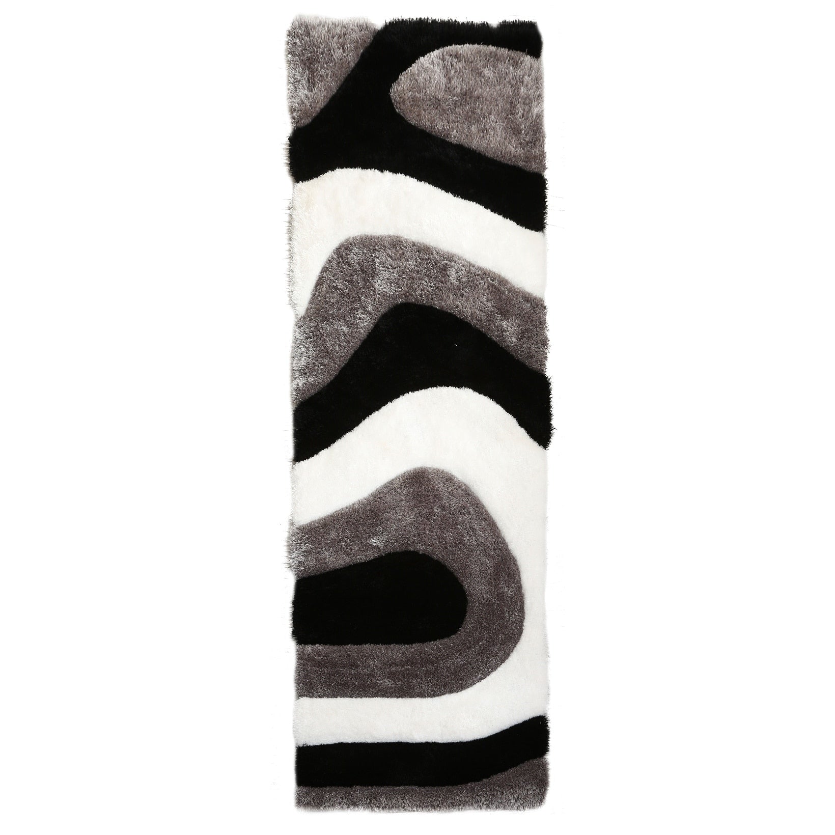 Mateos Shag Abstract Designed Area Rug