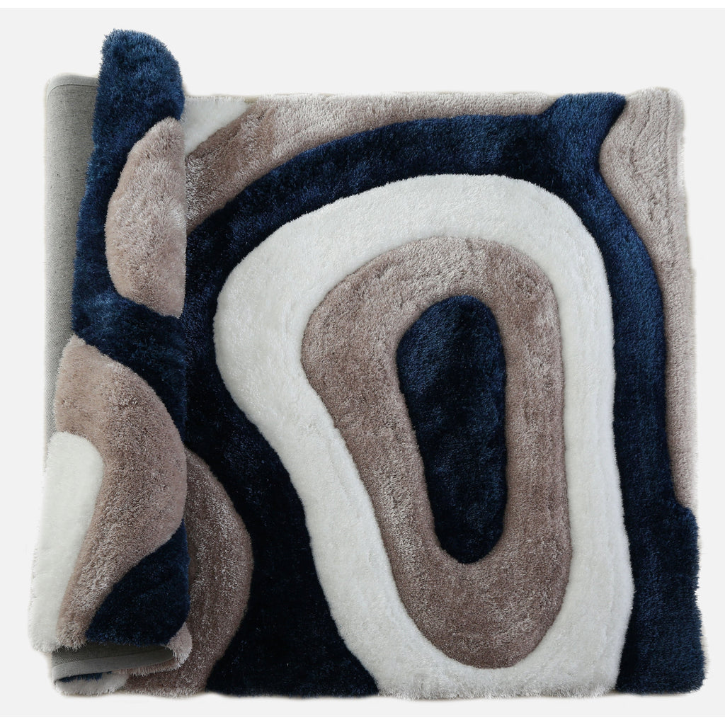 Mateos Shag Abstract Designed Area Rug