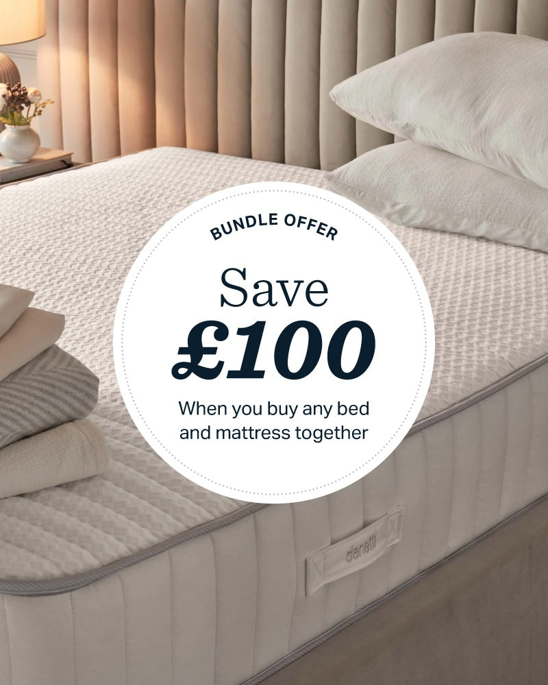 Lani ivory boucle super king ottoman storage bed