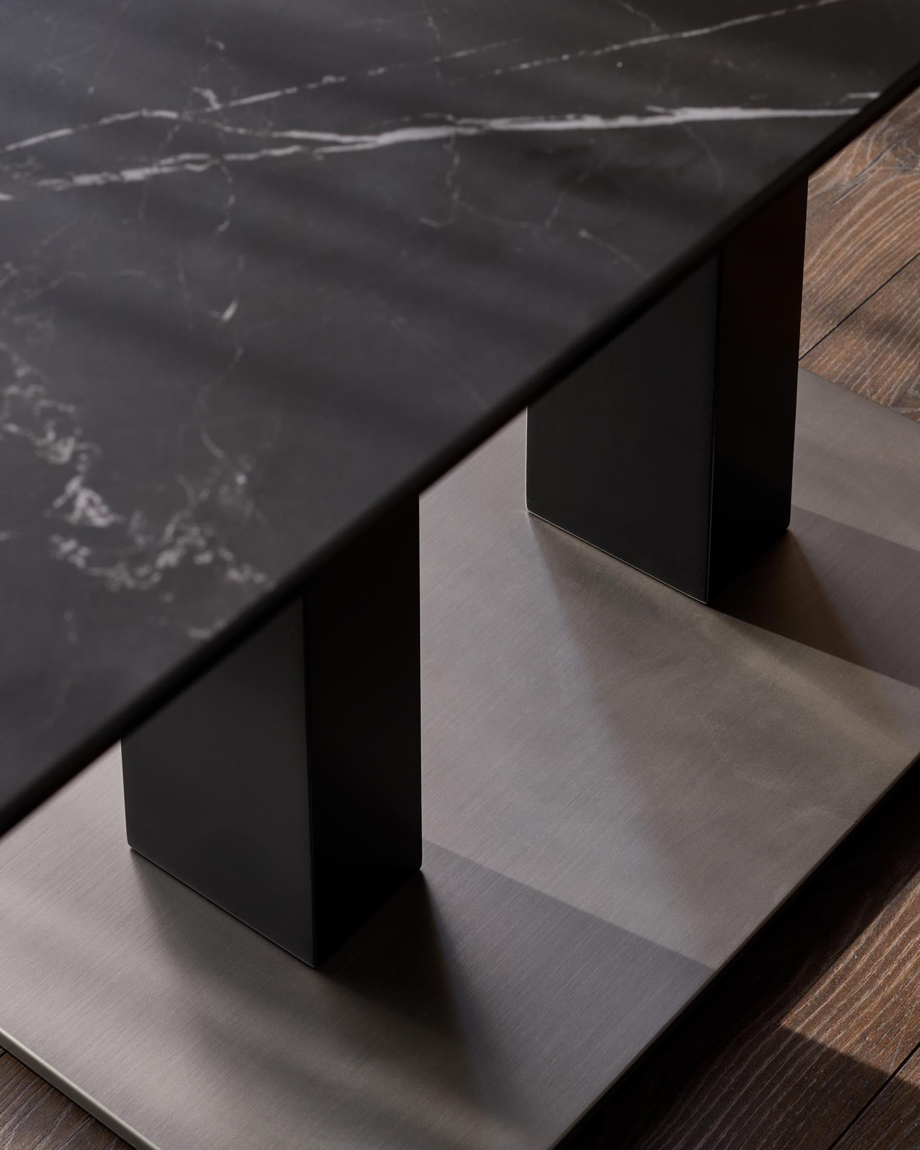 Mia Black Ceramic 6 Seater Dining Table