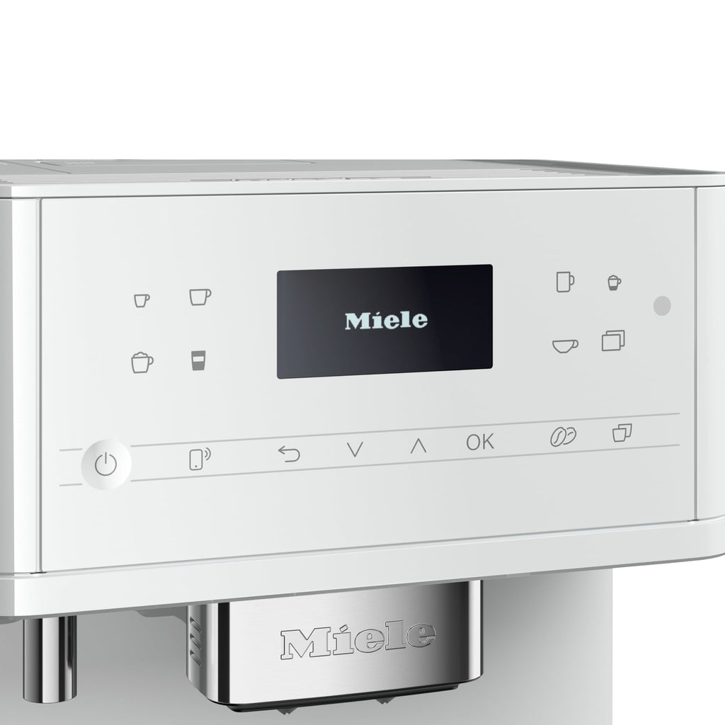 Miele CM 6160 MilkPerfection Countertop Coffee System- Lotus White