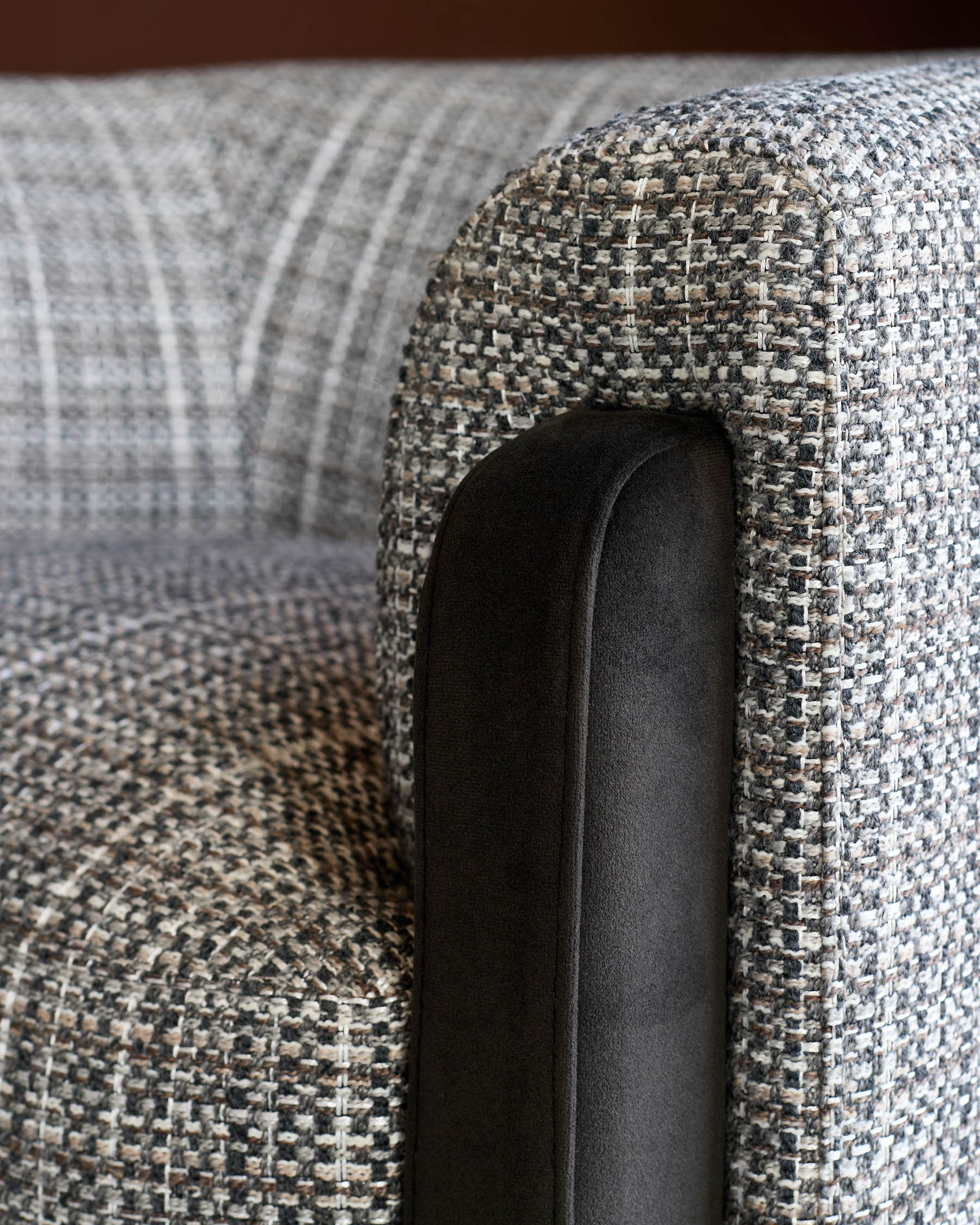 Miles mocha mixed material occasional chair