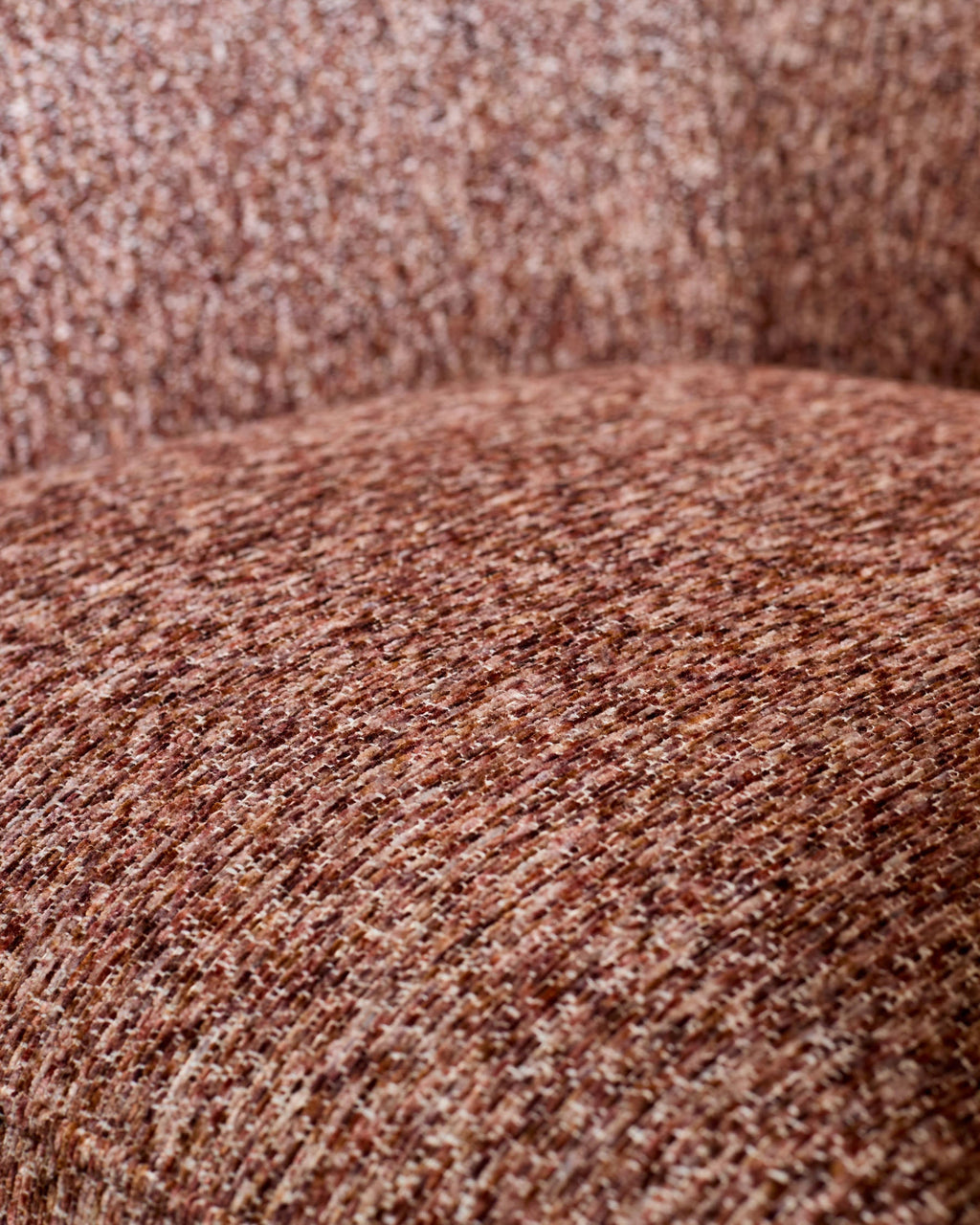 Miles toffee red mixed material occasional chair