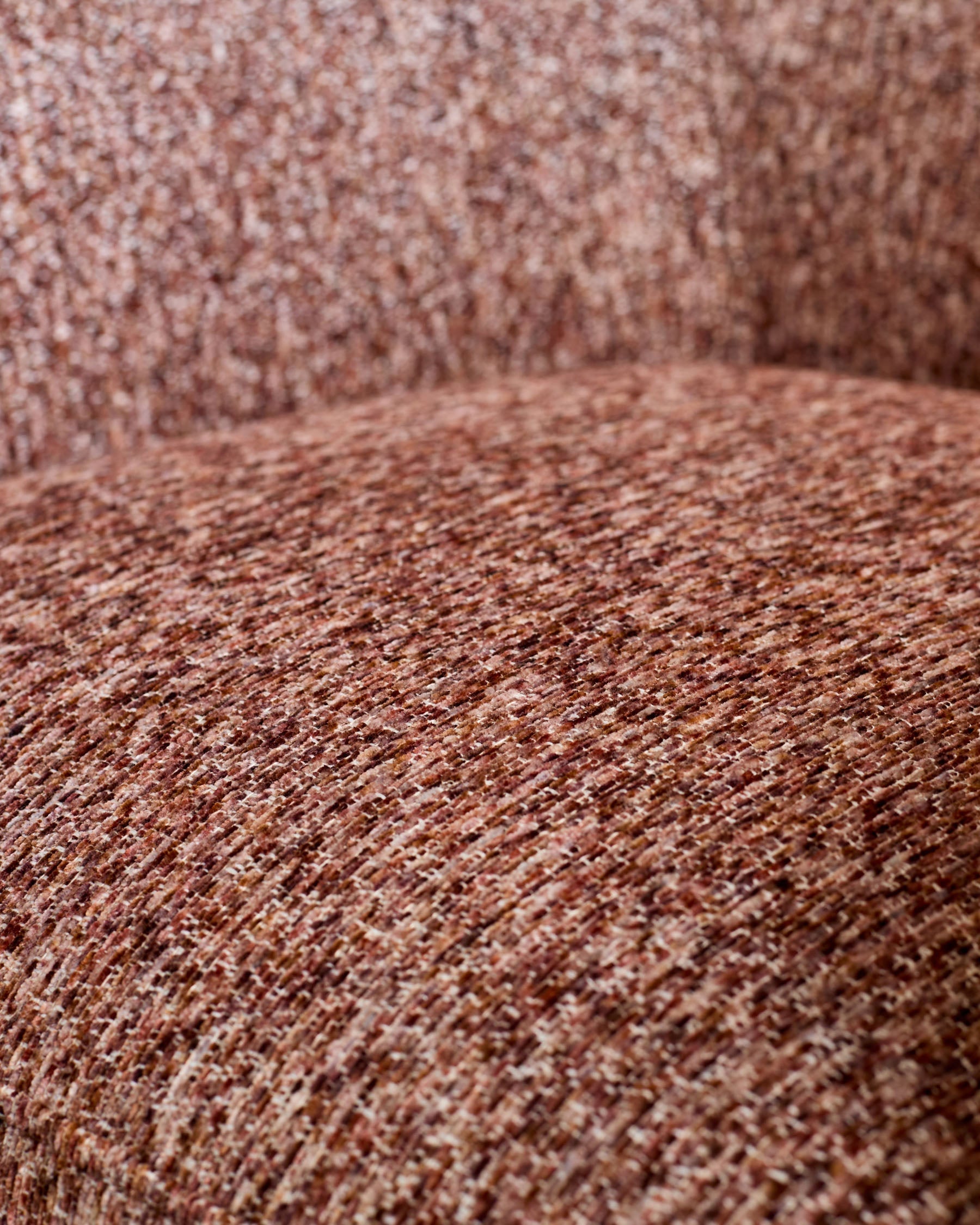 Miles toffee red mixed material occasional chair