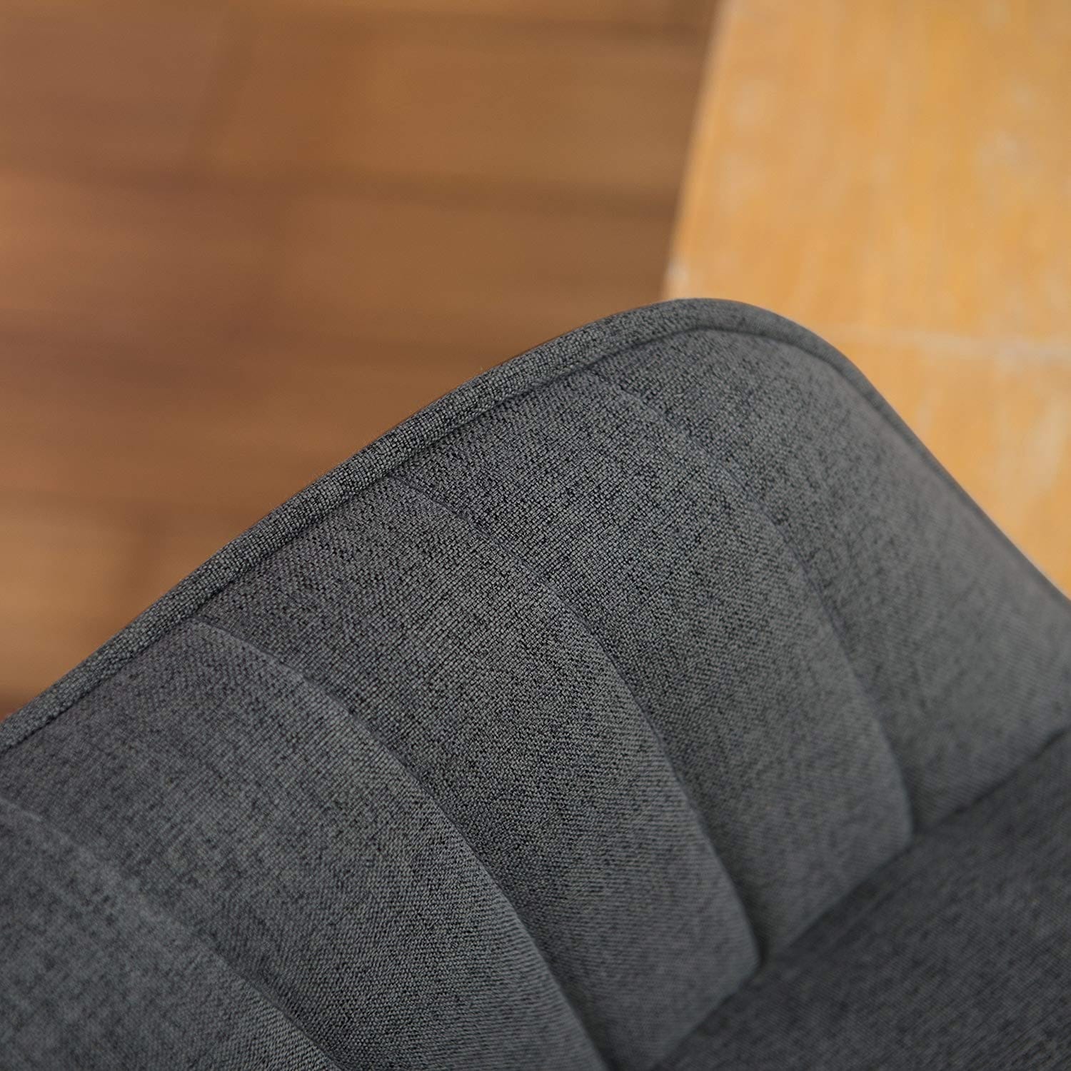 Art Leon Modern Home Office Swivel Arm Accent Chair with Wood Legs