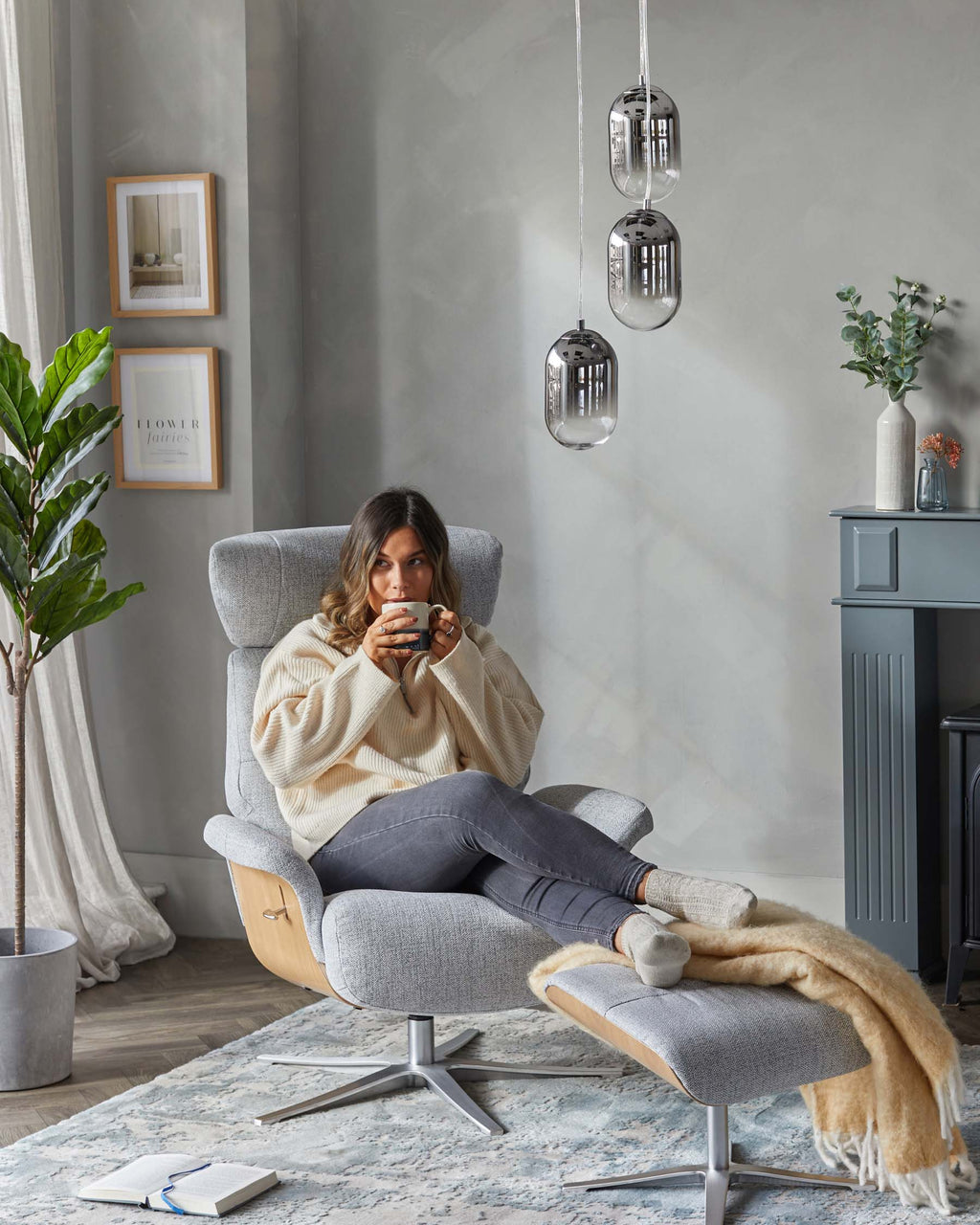 Monroe Chrome Cluster Pendant