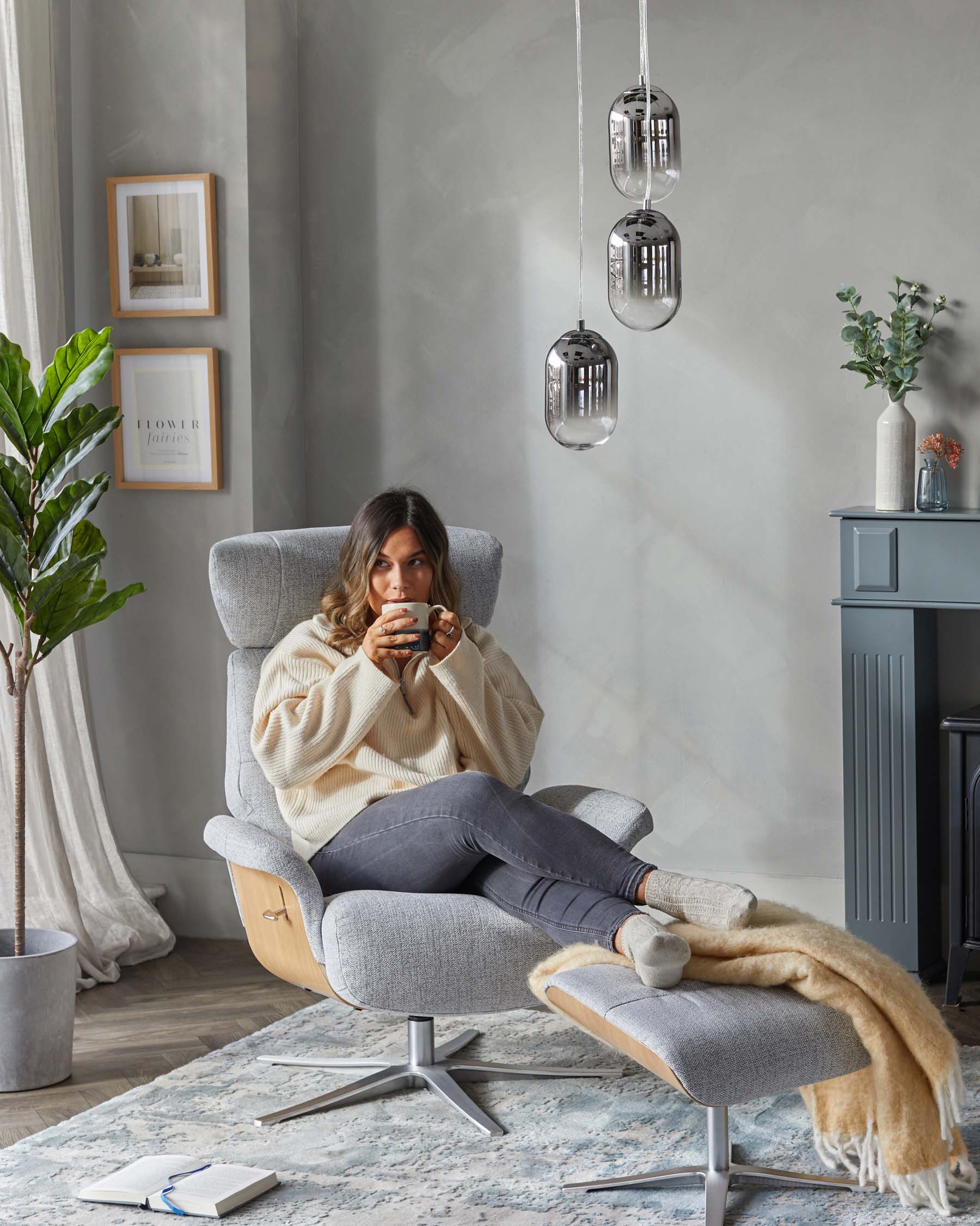 Monroe Chrome Cluster Pendant