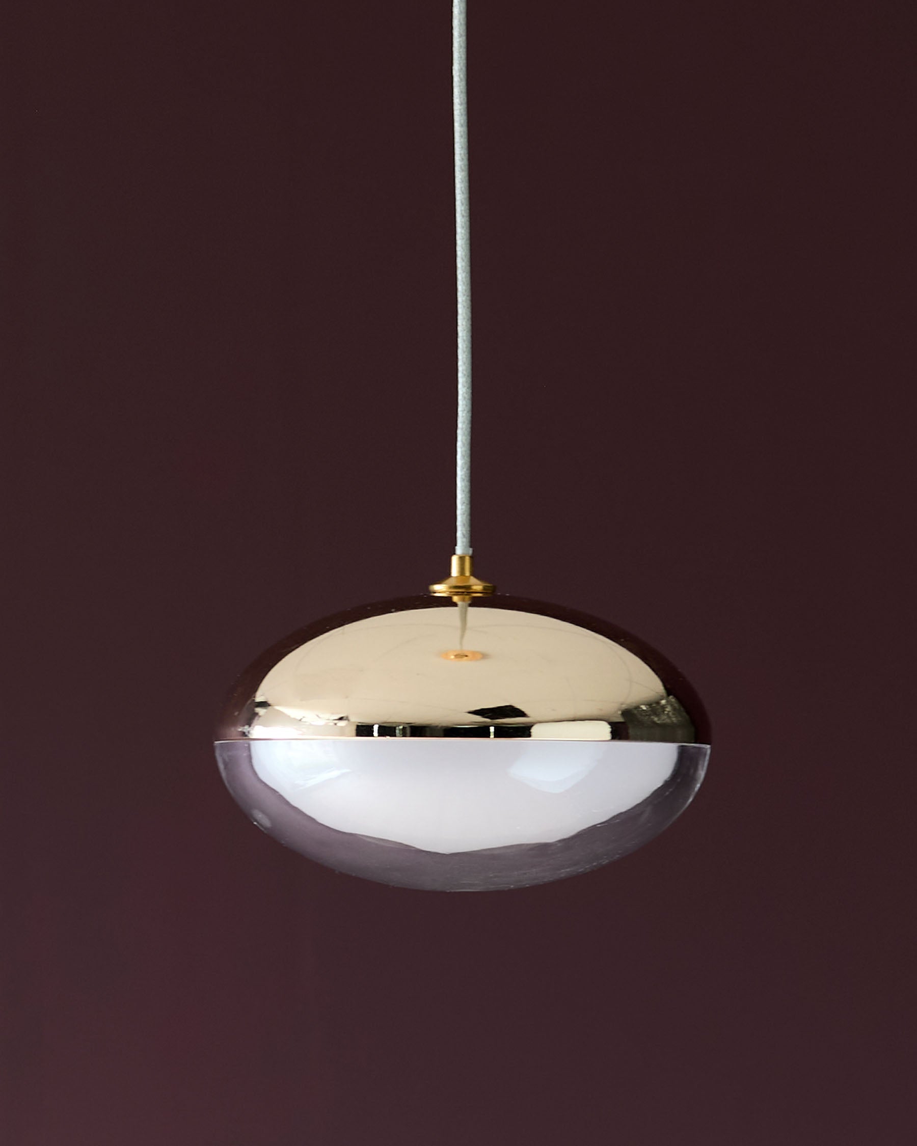 Nina soft gold with clear glass LED adjustable single pendant